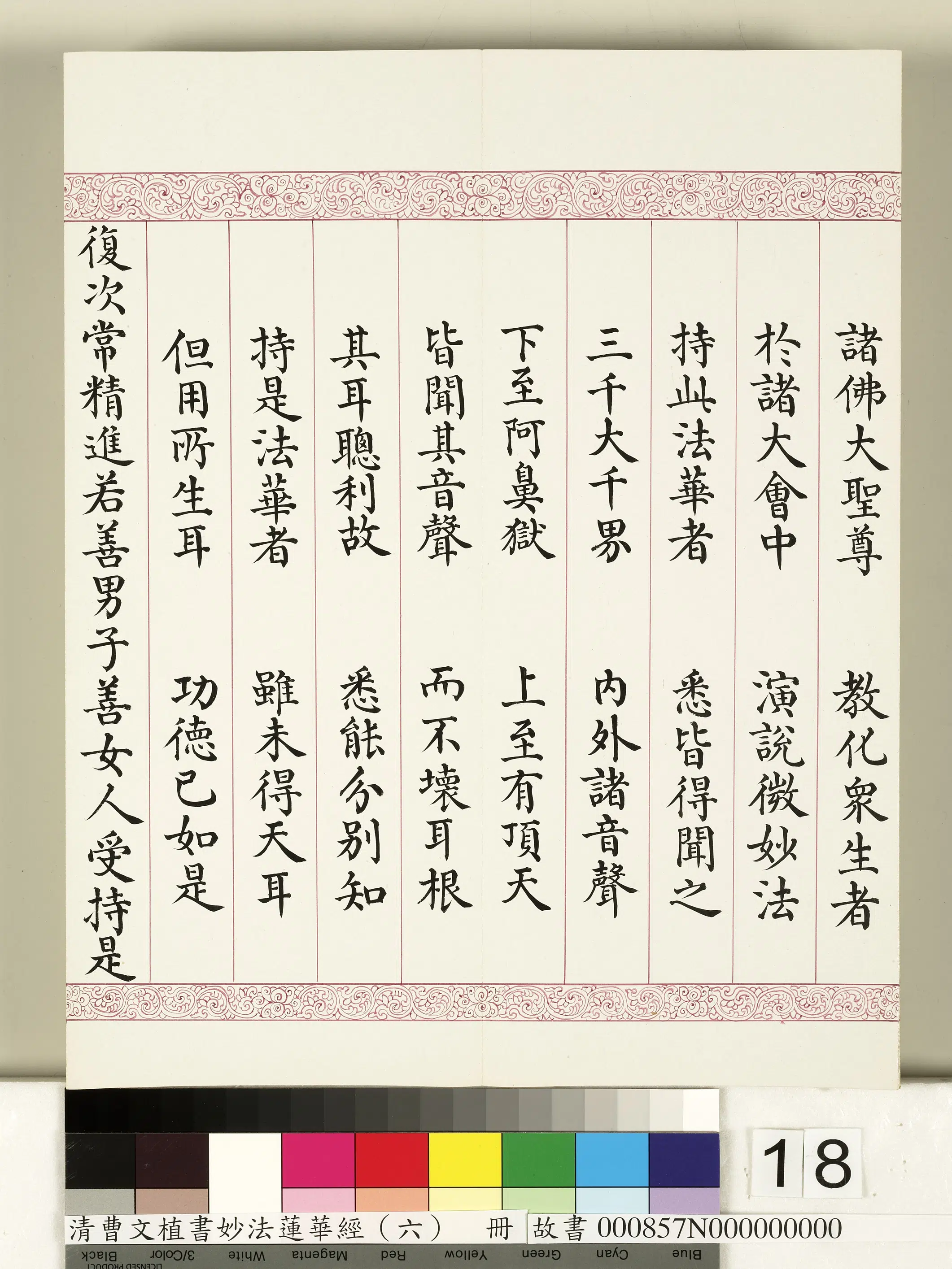 清代【曹文埴】《妙法莲华经（六）册》 第10张