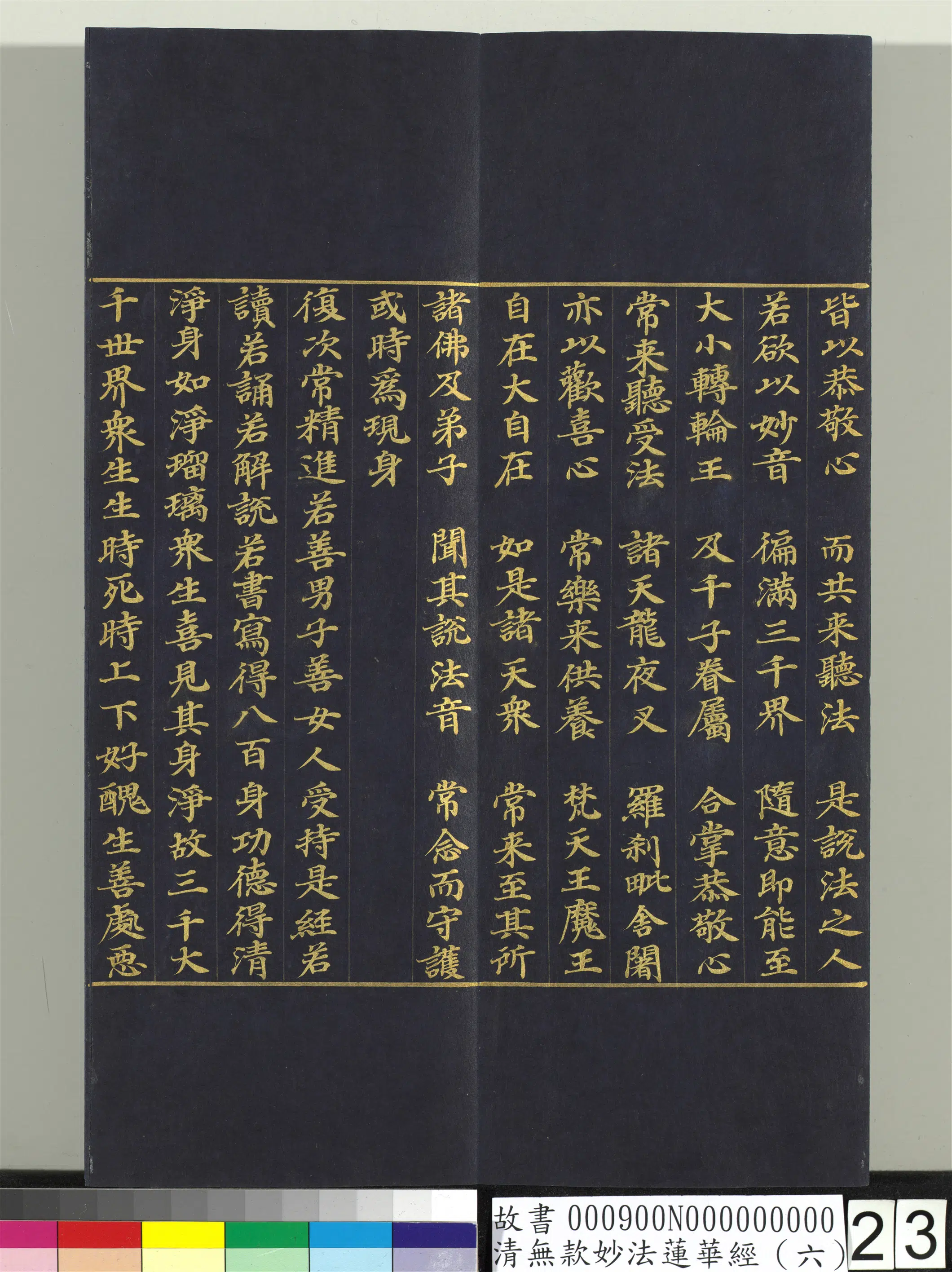 《无款妙法莲华经(六)册》 第15张 《无款妙法莲华经(六)册》 第15张