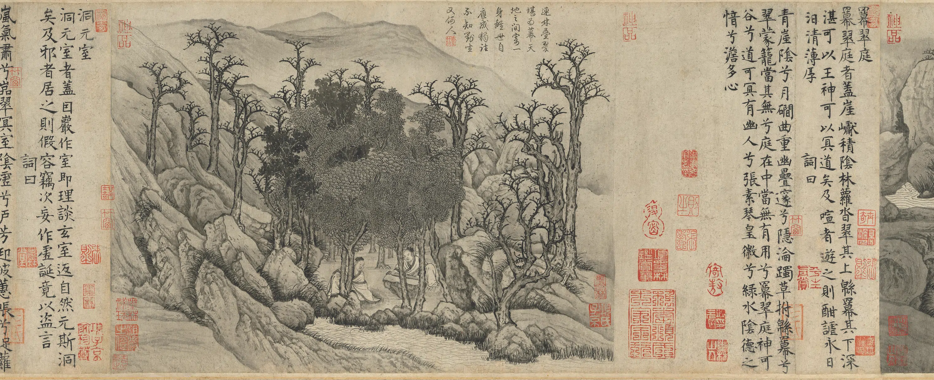 唐朝【卢鸿一】《草堂十志图卷》 第8张