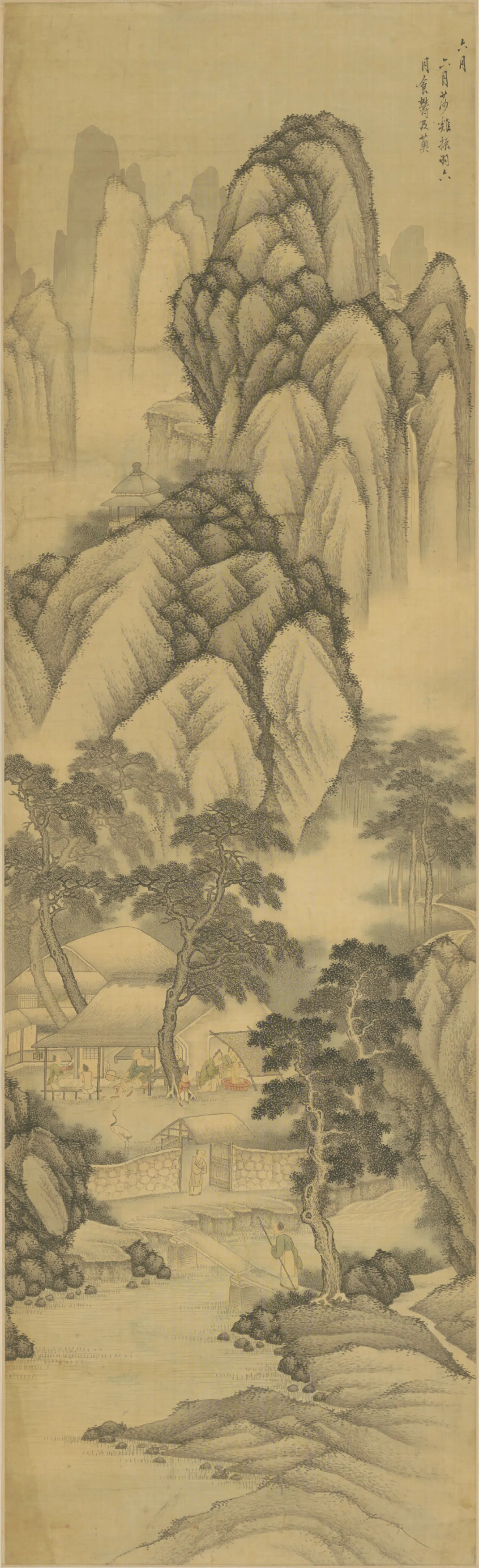 清代【王槩(概)】《豳风图屏(12开)》 第9张 清代【王槩(概)】《豳风图屏(12开)》 第9张