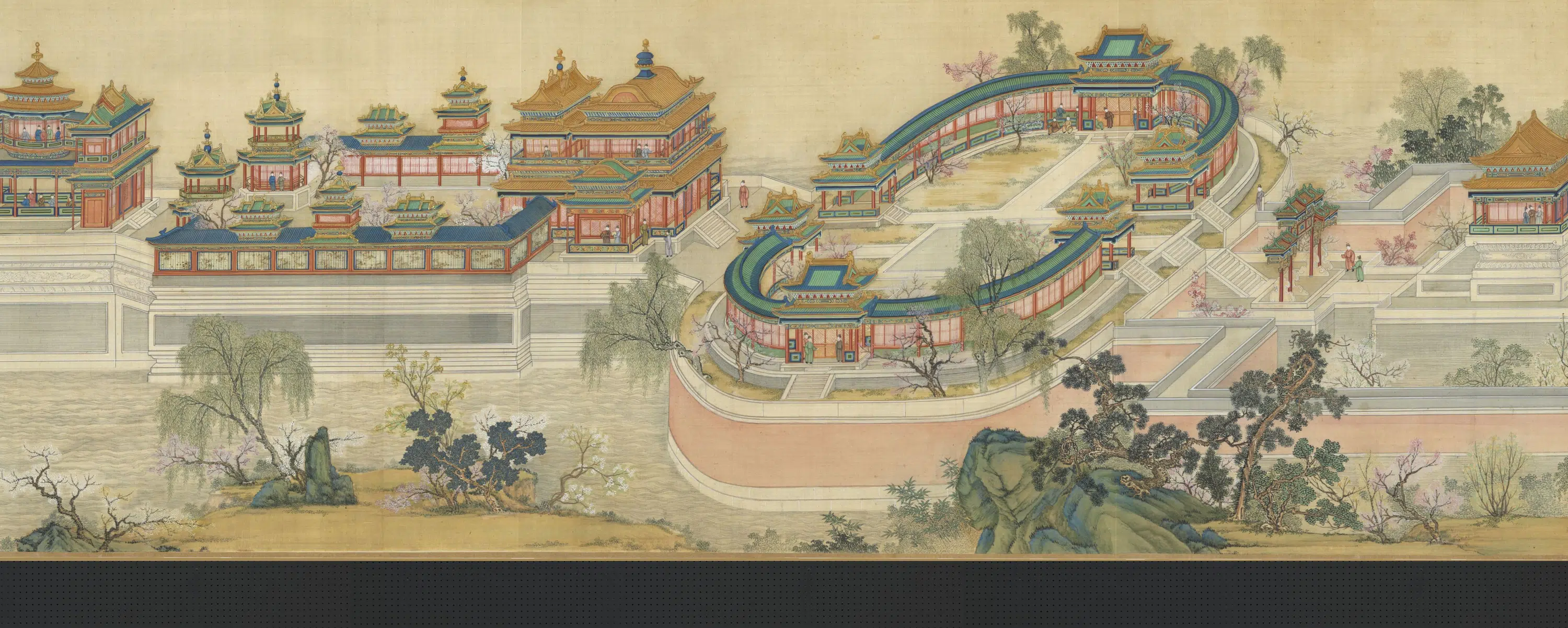 清代【周鲲】《院本汉宫春晓图》 第30张