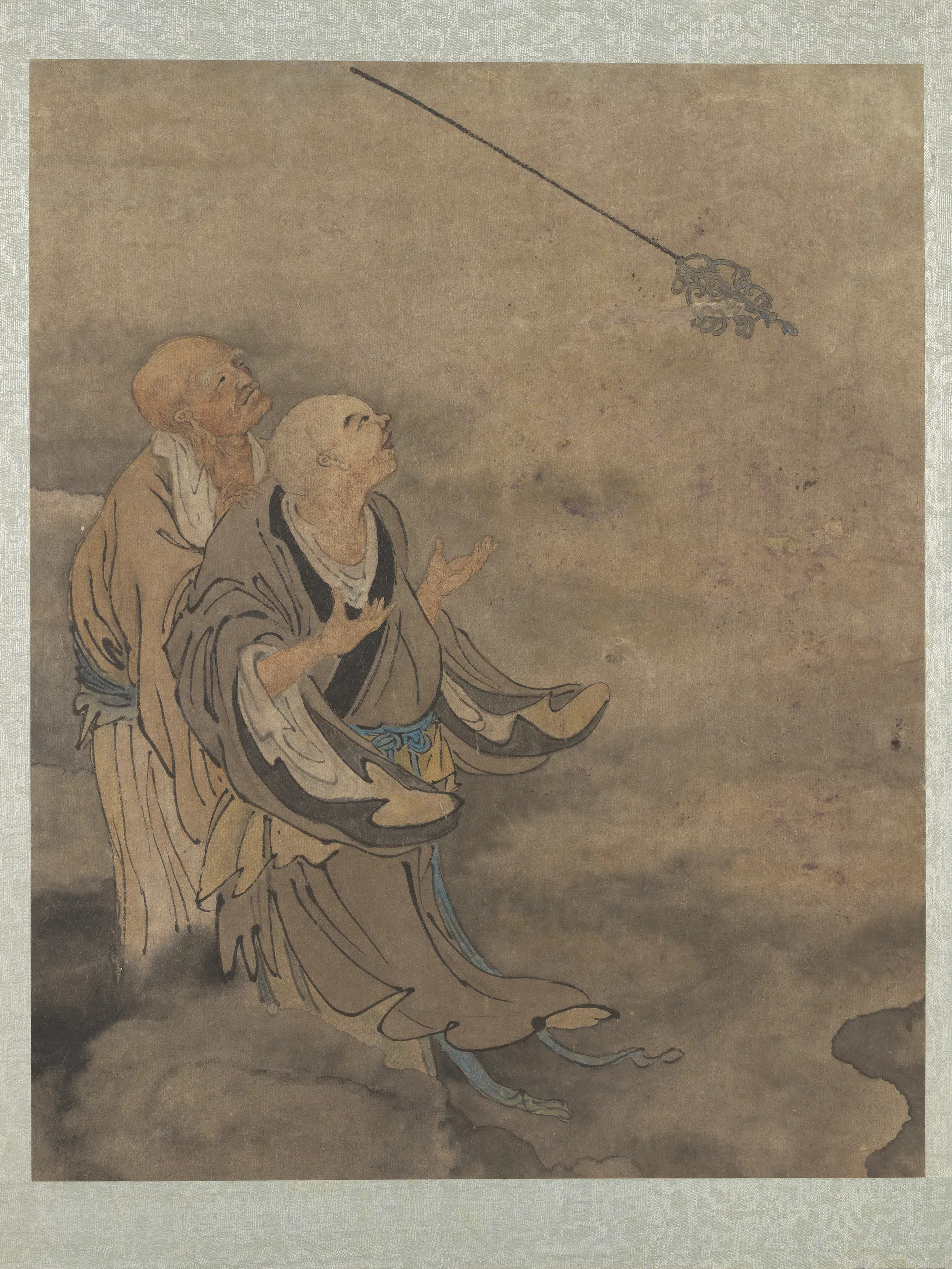 明朝【郑重】《十八应真像册》 第7张