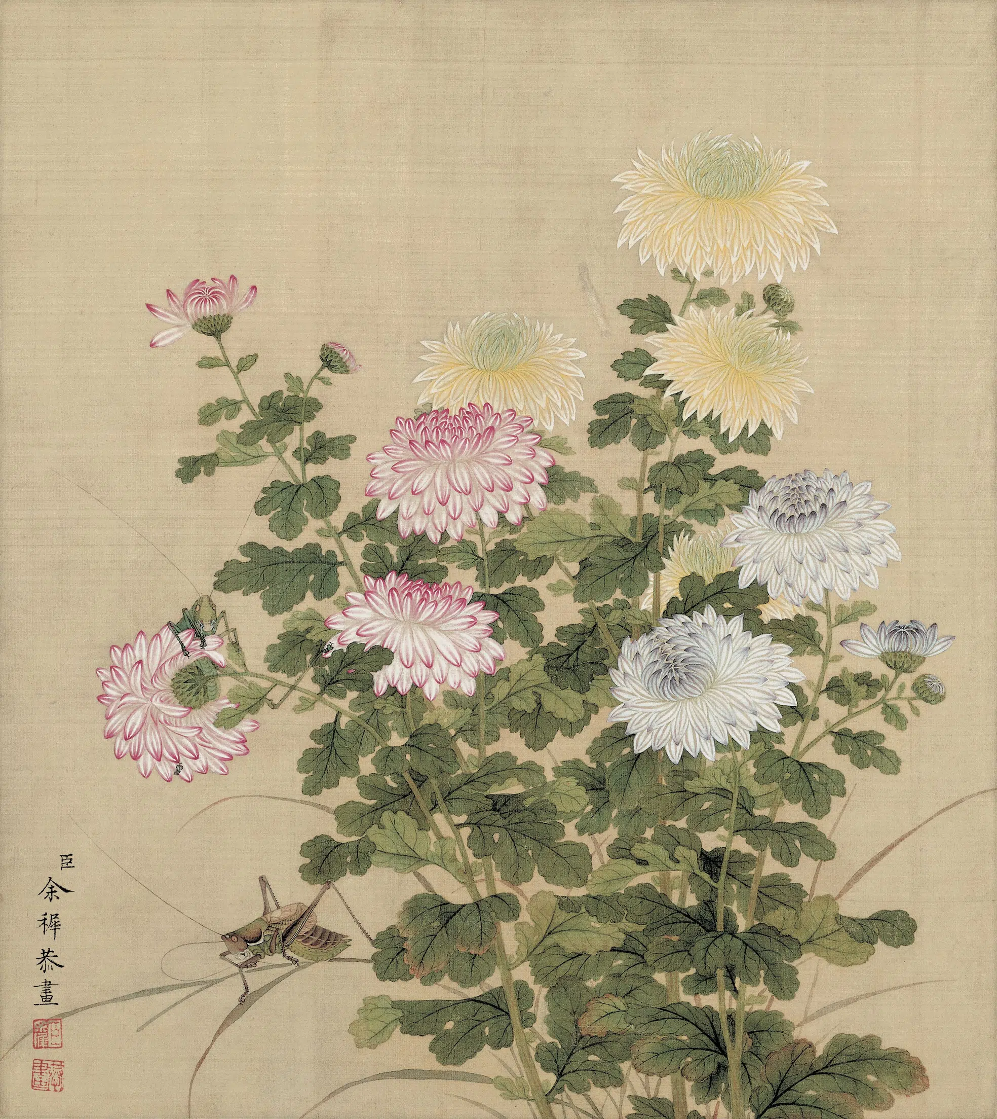 清代【余穉】《花鸟图册》 第6张