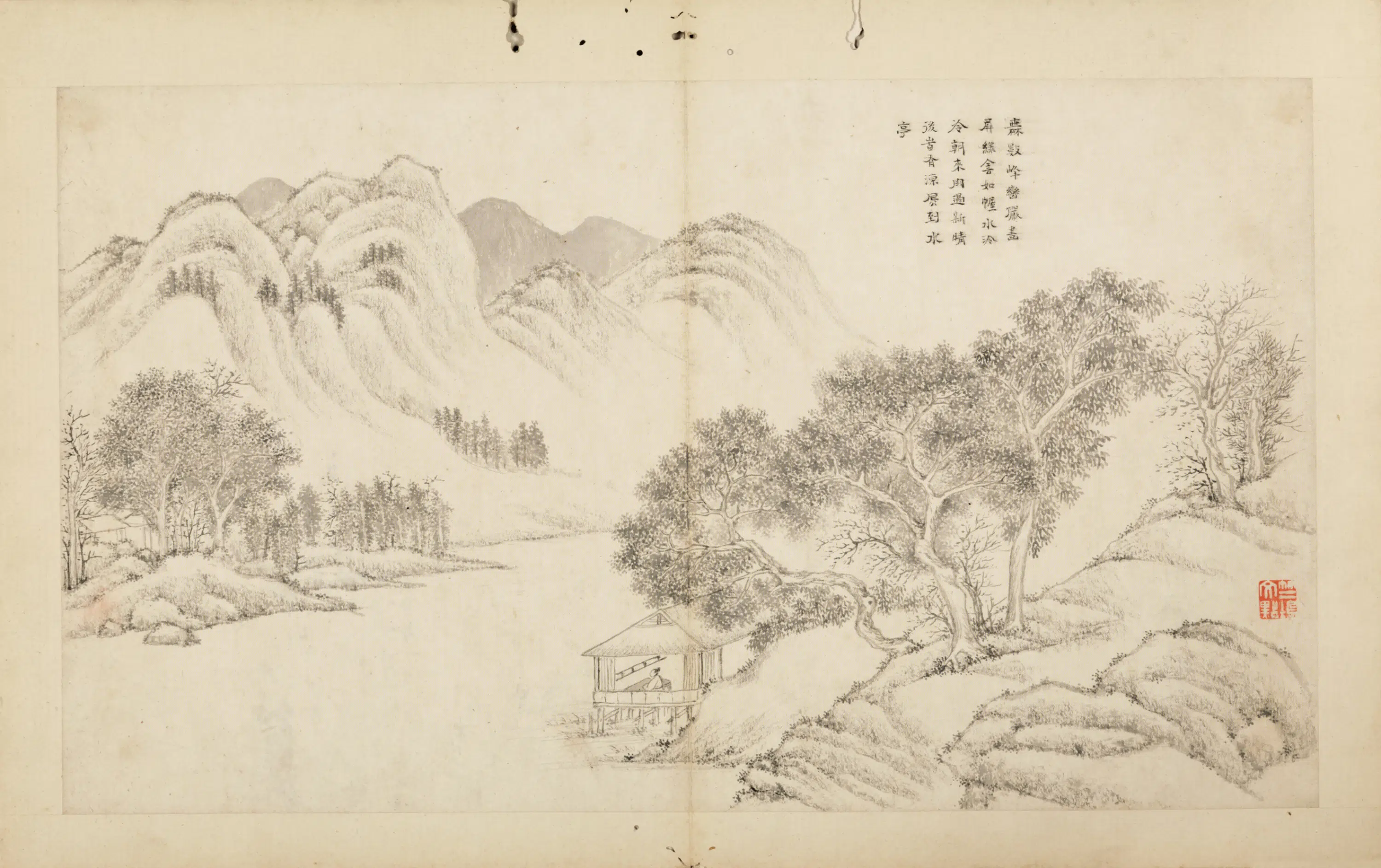 清代【文点】《山水册》 第3张 清代【文点】《山水册》 第3张