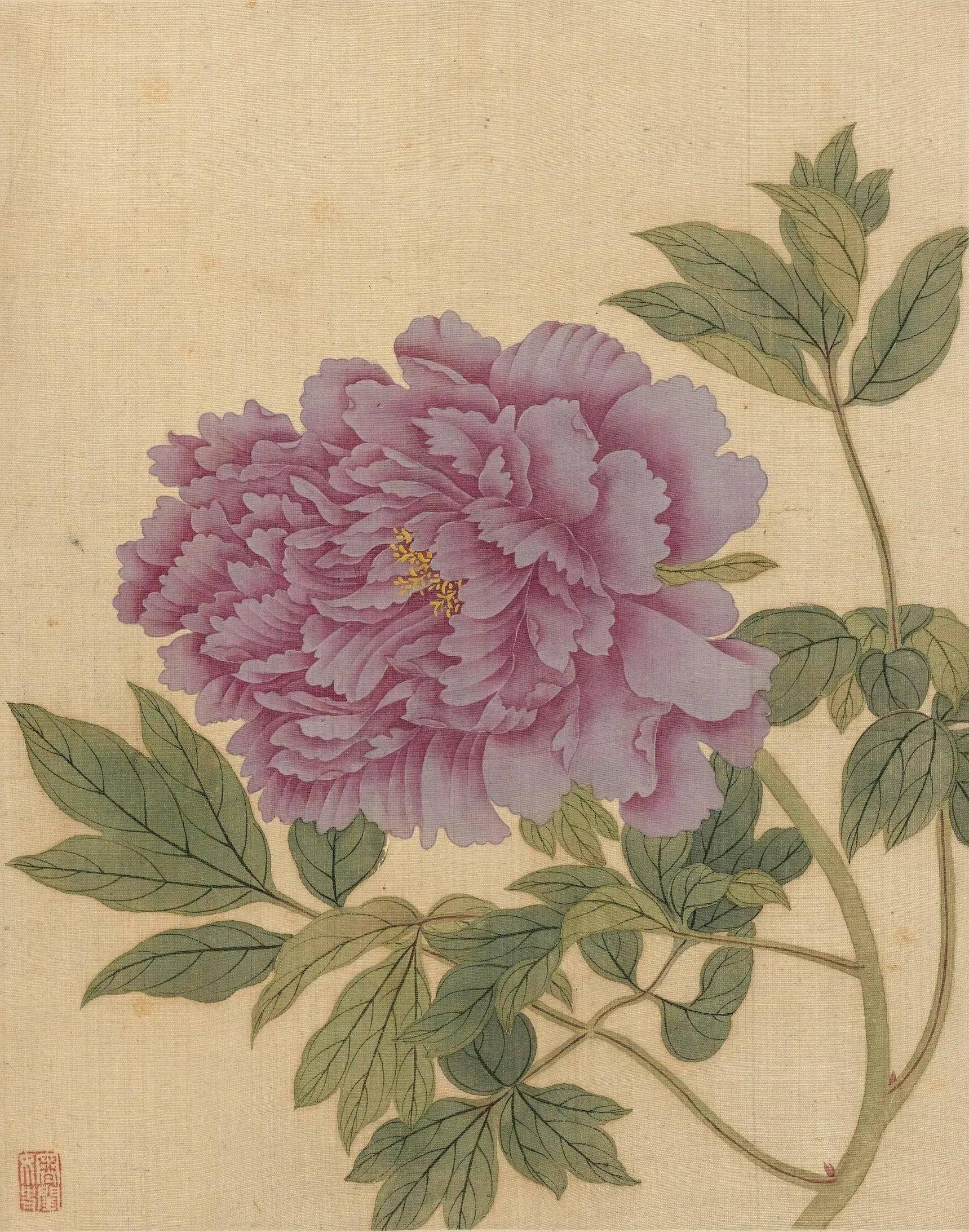 清代【恽冰】《花卉册（十开）》 第2张