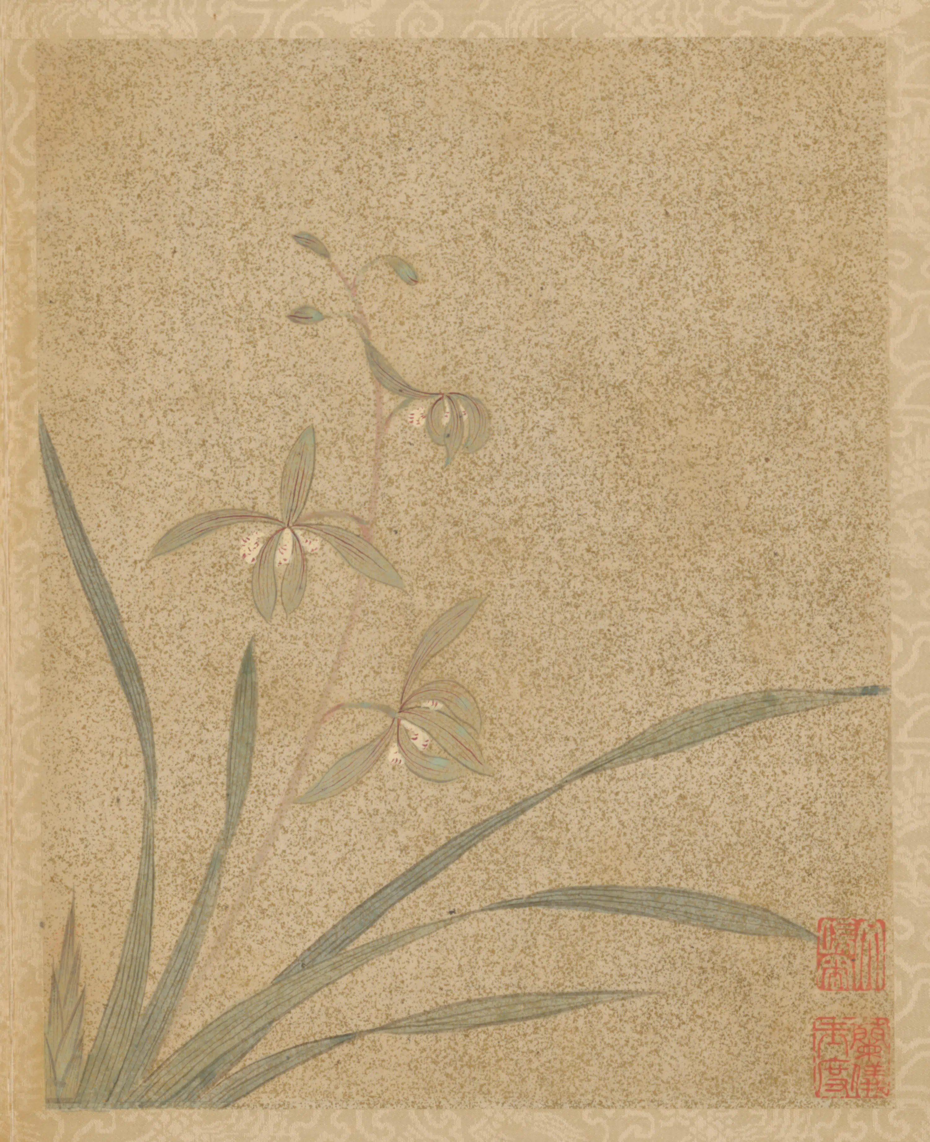 明朝【文俶】《花卉册（10开）》 第4张