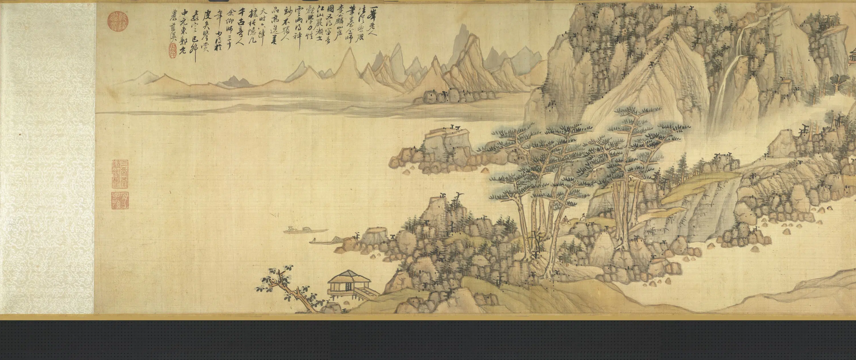 元【黄公望】《明_蓝瑛_仿黄公望山水图-7》