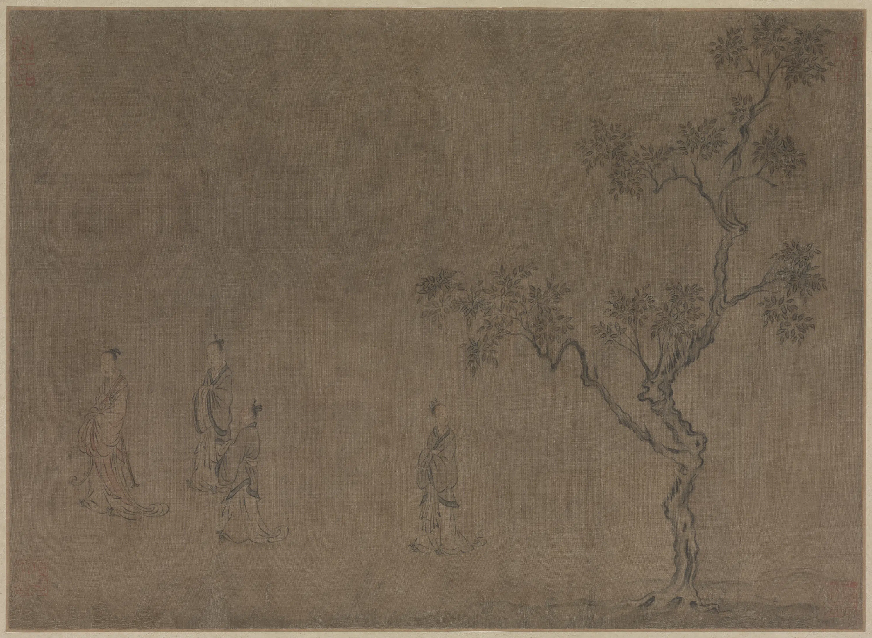 宋代【赵构】《马和之画赵构书唐风册（11开）》 第7张