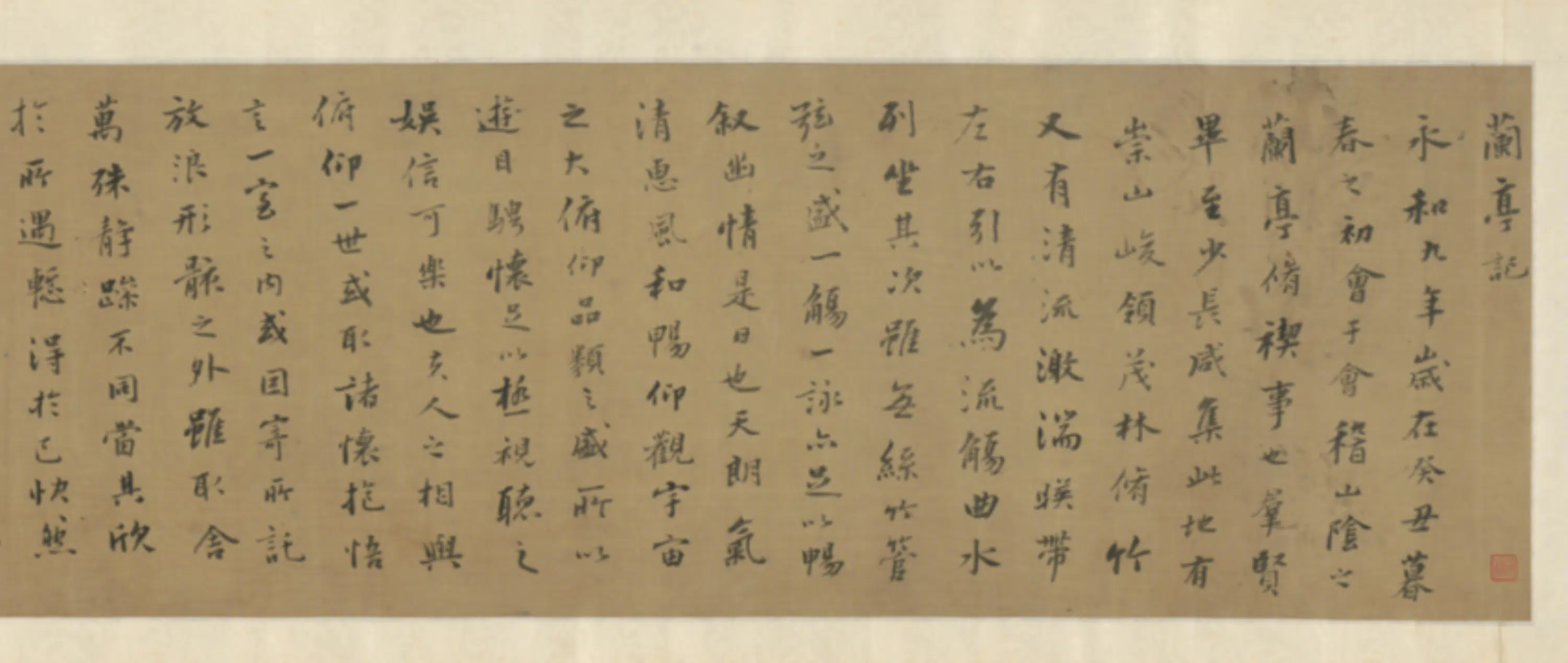 明朝【明人】《修禊图卷》 第4张