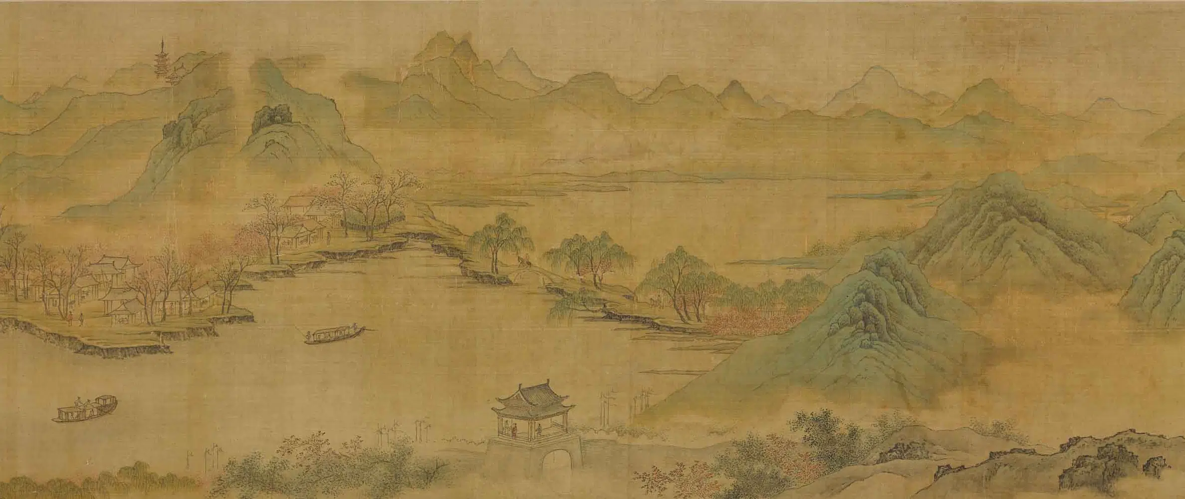 清代【佚名】《江山无尽图卷》 第15张 清代【佚名】《江山无尽图卷》 第15张