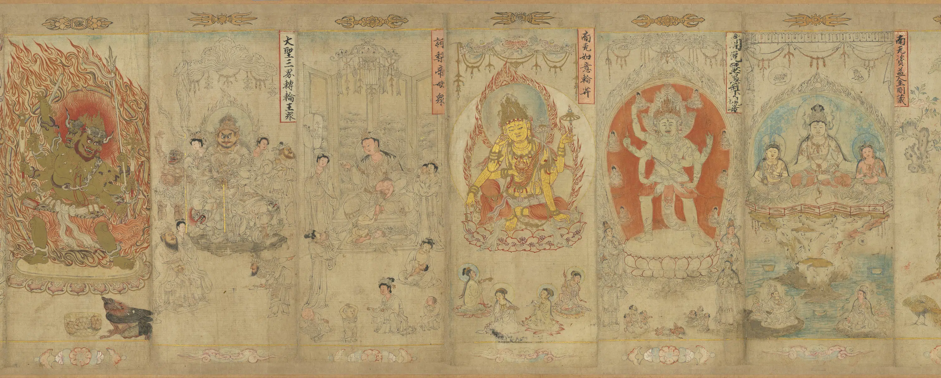 南宋【张胜温】《宋时大理国描工-画梵像卷》 第24张