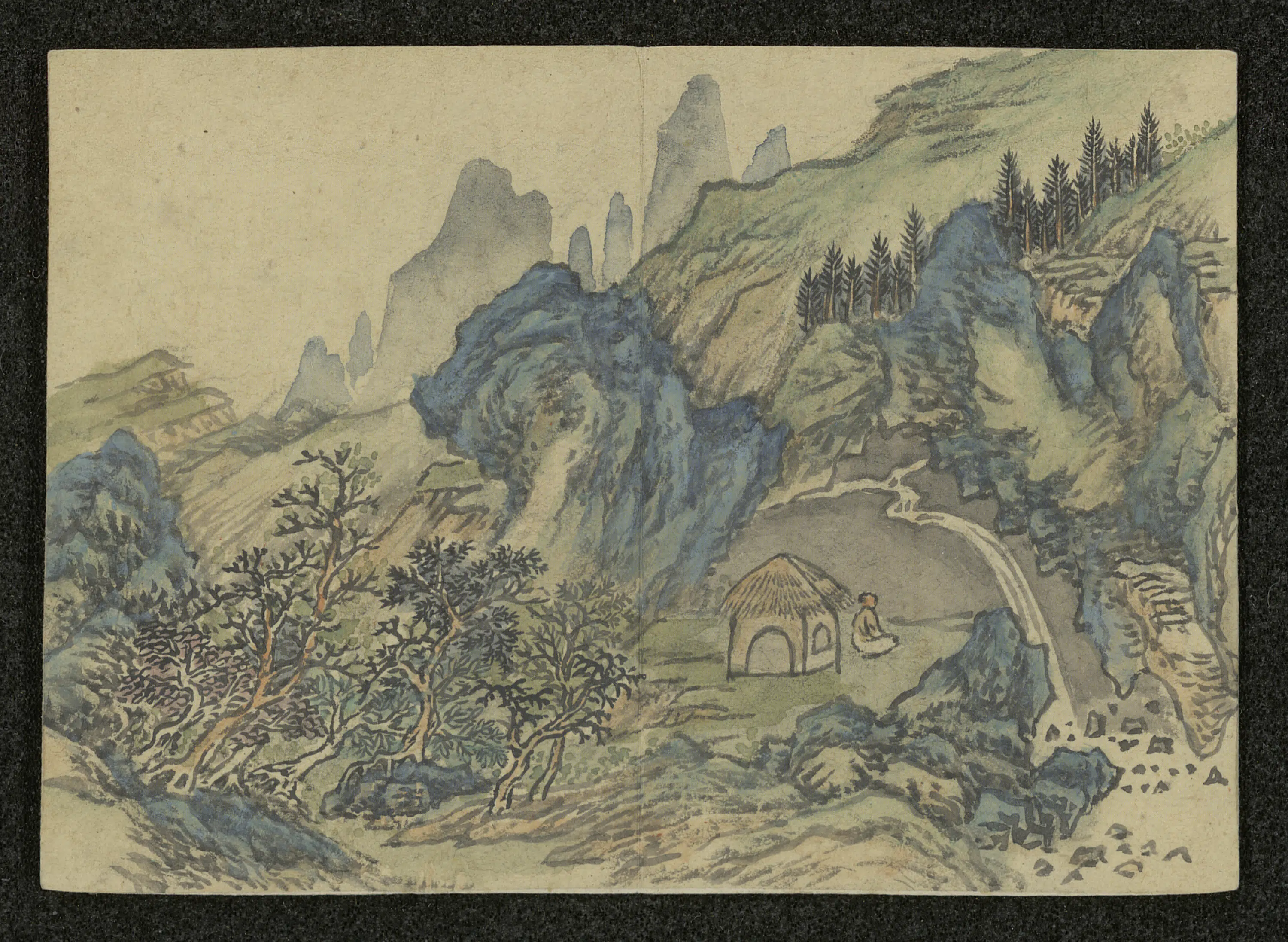 清代【方琮】《山水册（11开）》 第3张