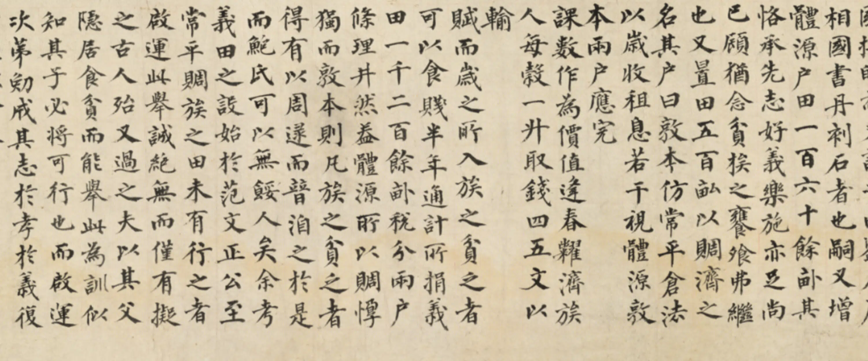 清代【梁同书】《楷书鲍氏义田记卷》 第8张 清代【梁同书】《楷书鲍氏义田记卷》 第8张