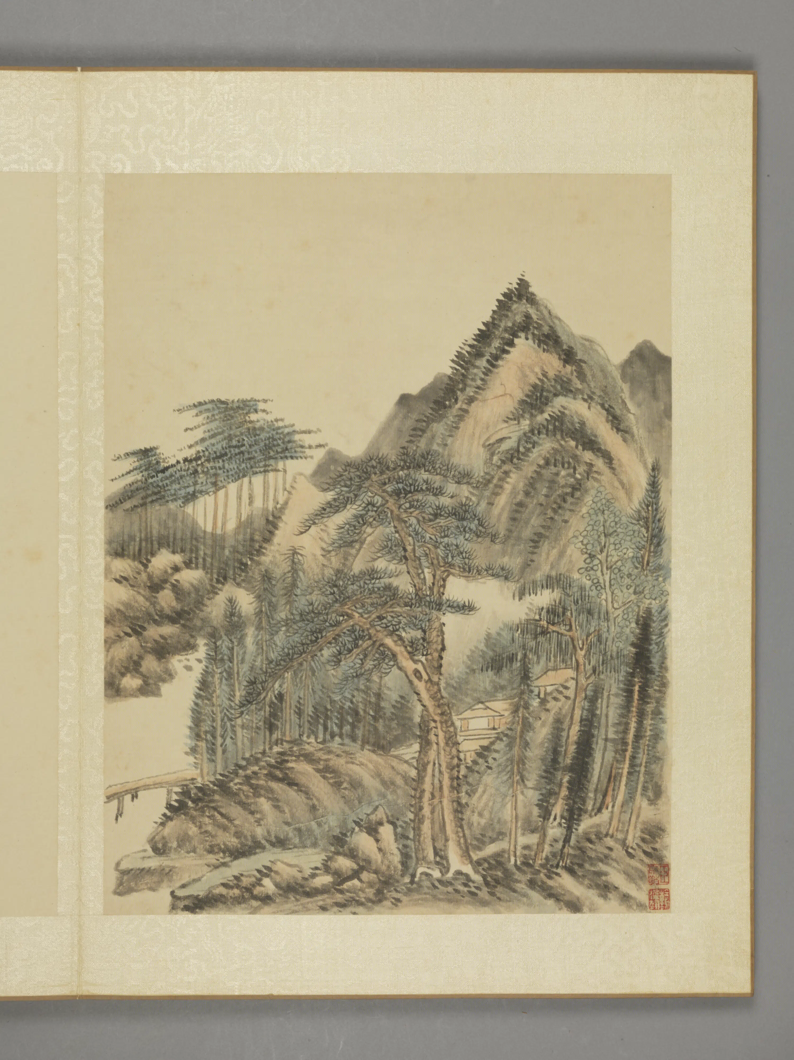 清代【沈宗敬】《山水图册（7开）》 第4张