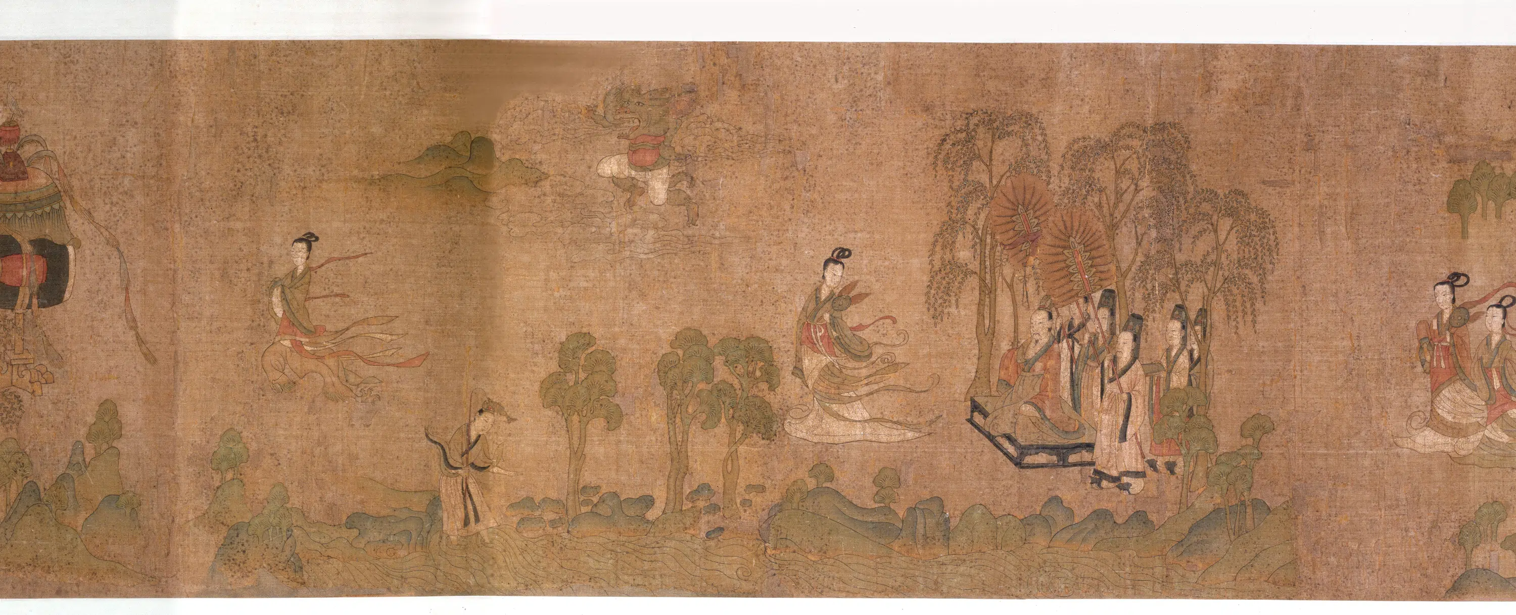 东晋【顾恺之】《洛神赋图卷（宋摹）》 第3张