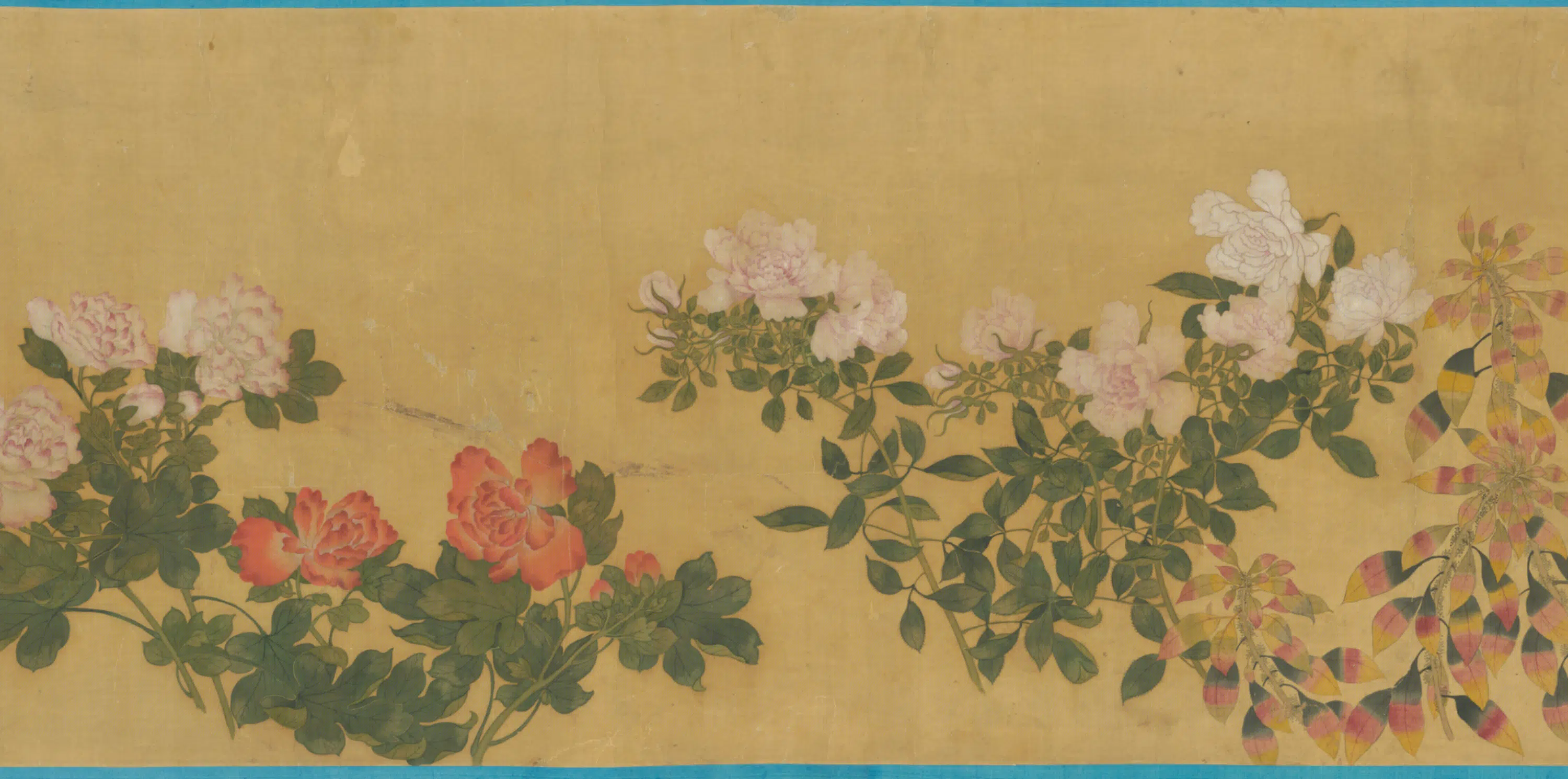 清代【沈济】《花卉贴落》 第2张 清代【沈济】《花卉贴落》 第2张