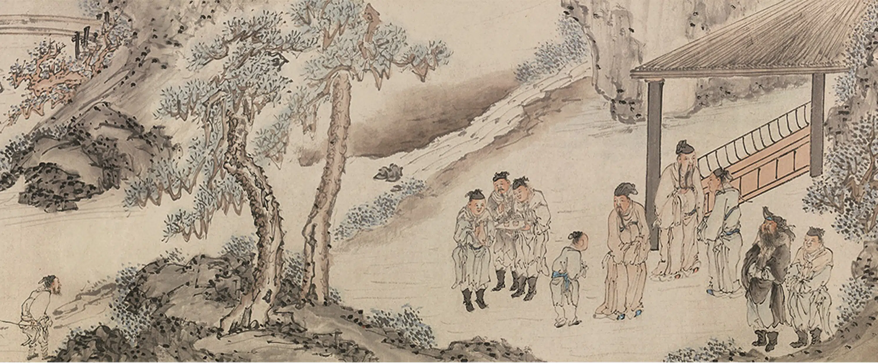 清代【黄慎】《苏武归朝图卷》 第5张