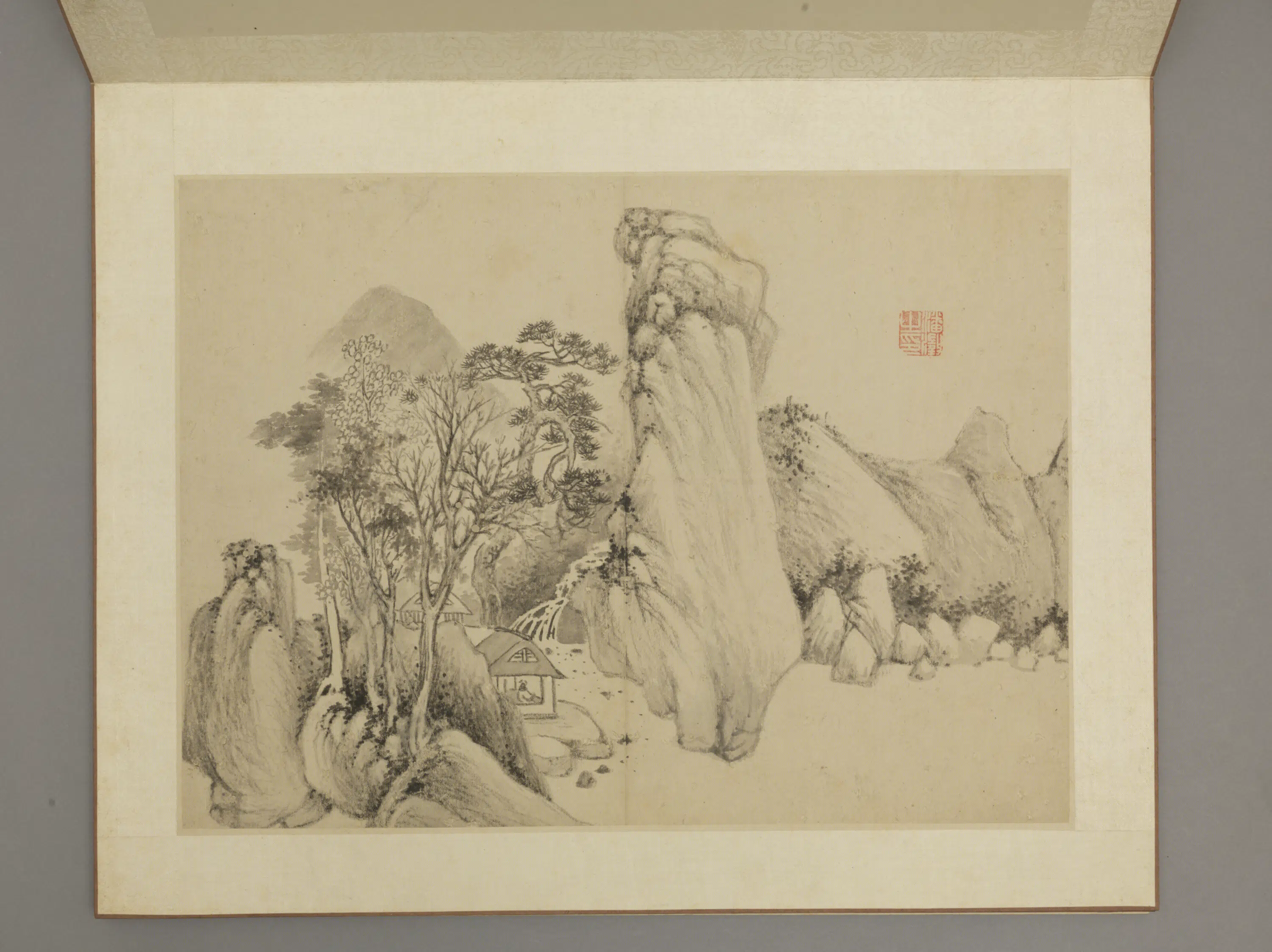 明朝【潘徵】《山水图册》 第12张