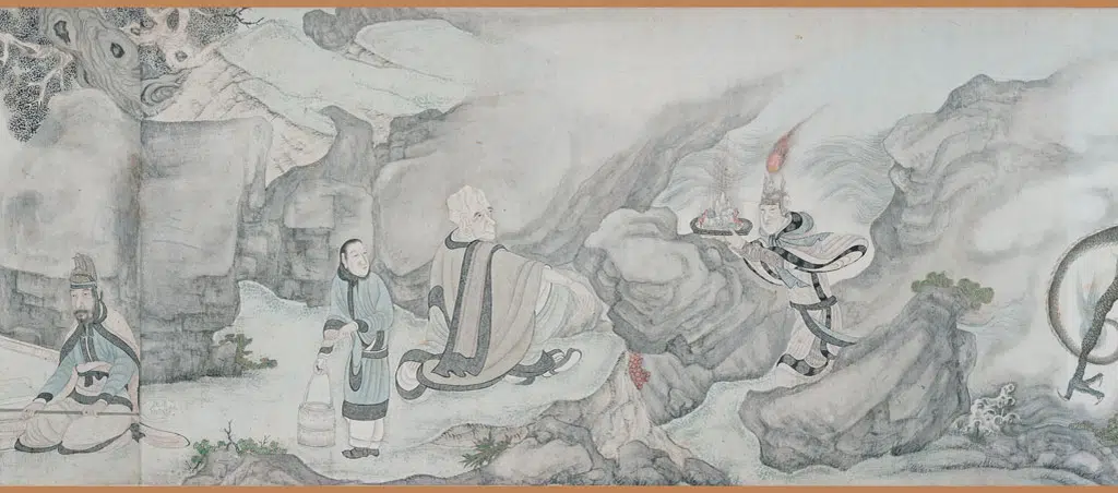 明朝【丁云鹏】《罗汉图卷》 第4张 明朝【丁云鹏】《罗汉图卷》 第4张