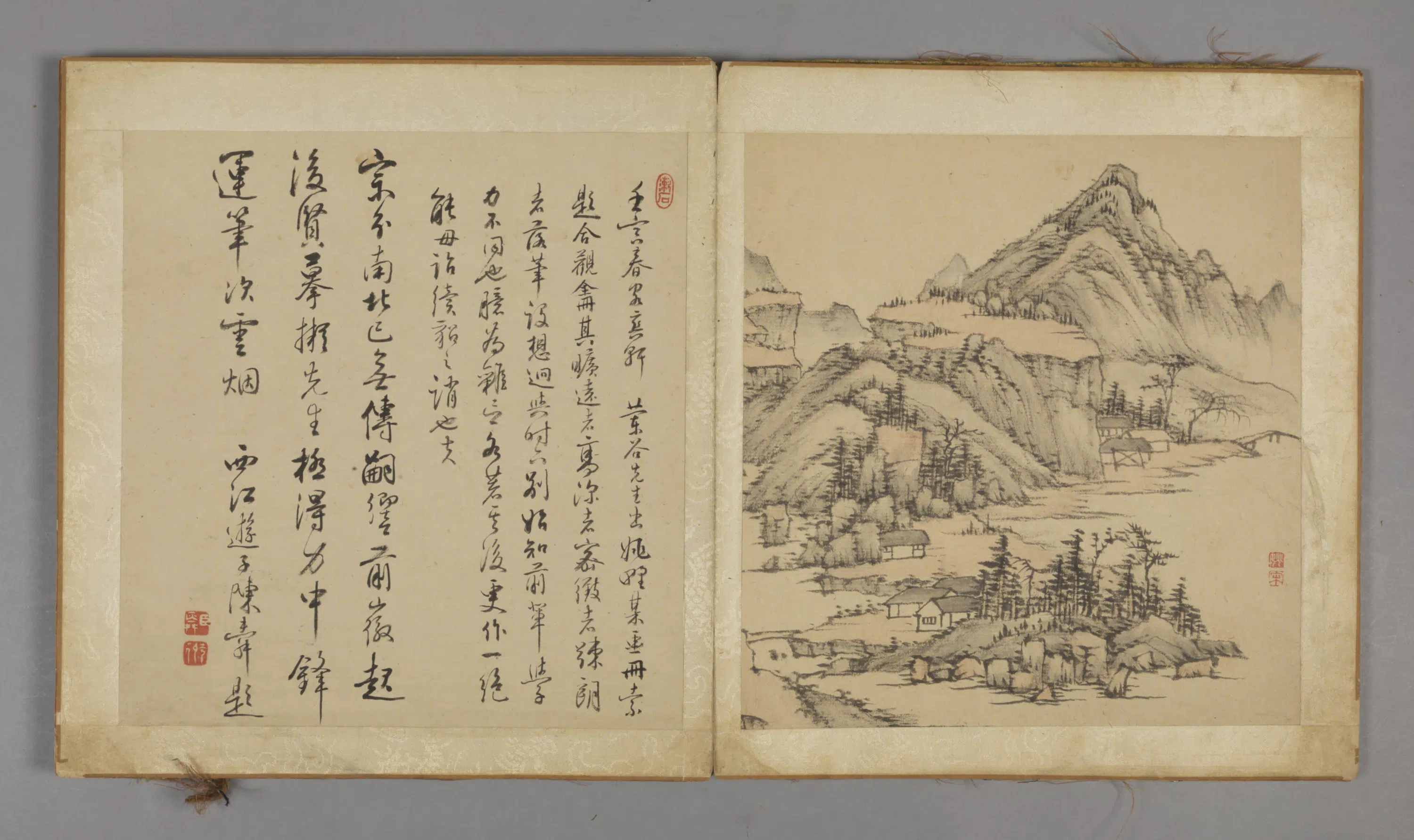 清代【姚宋】《山水图册（12开）》
