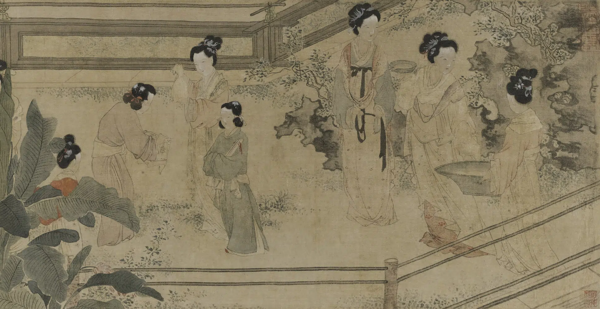 明朝【杜堇】《仕女图卷》 第15张 明朝【杜堇】《仕女图卷》 第15张