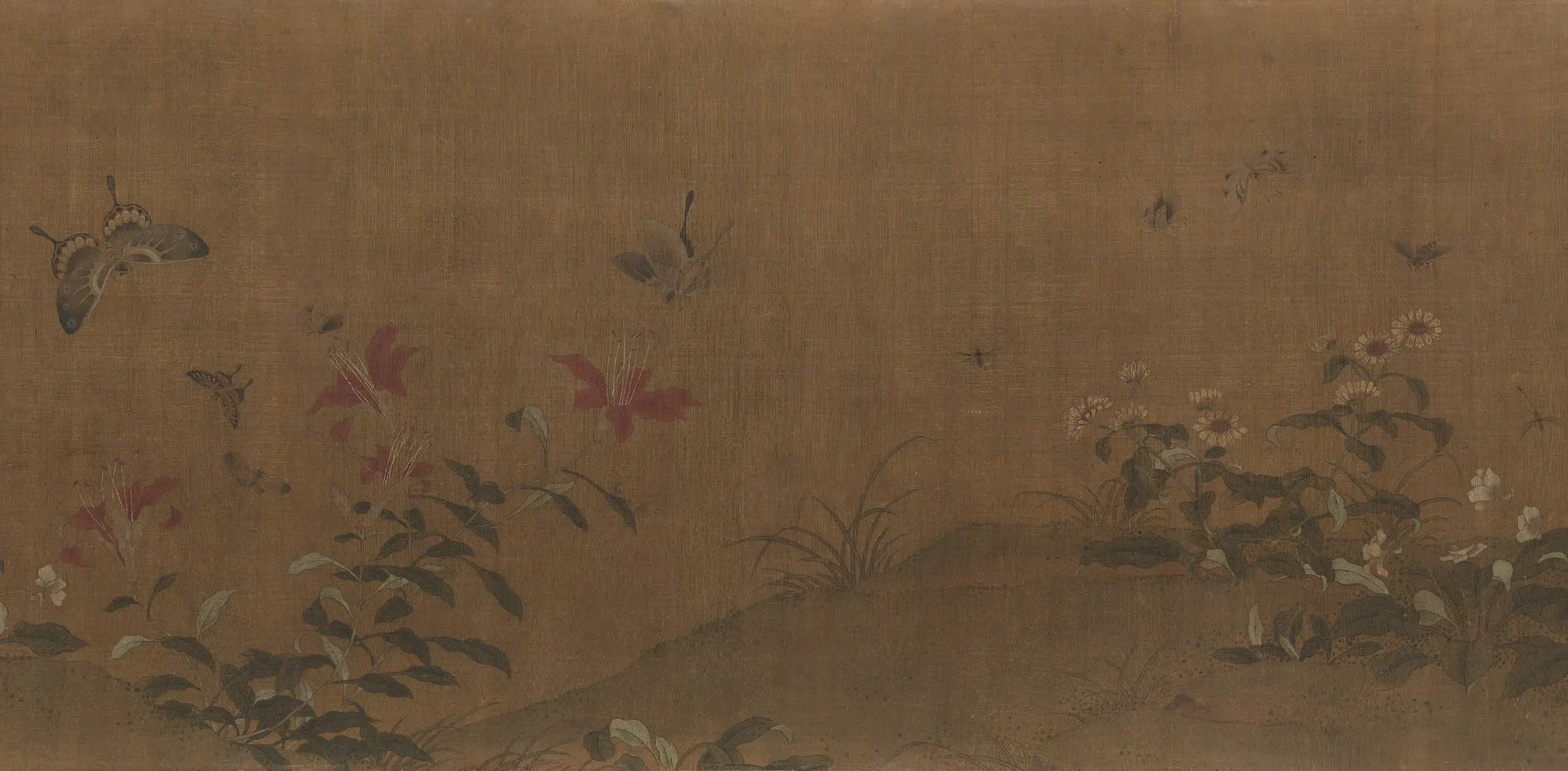 宋代【艳艳女史】《草虫花蝶图卷》 第4张 宋代【艳艳女史】《草虫花蝶图卷》 第4张