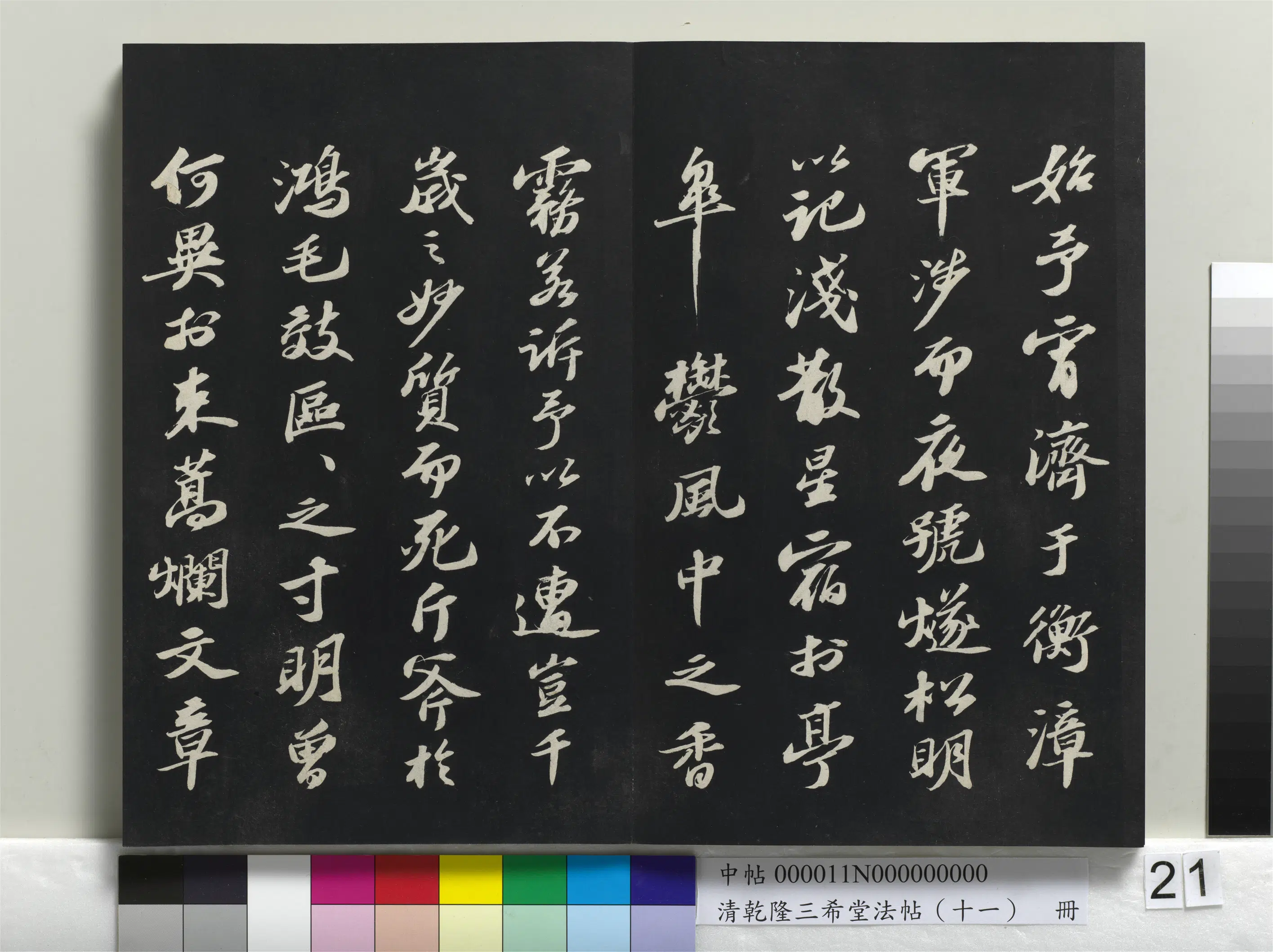 清代【爱新觉罗弘历-乾隆-清高宗】《乾隆三希堂法帖（十一）册》 第14张