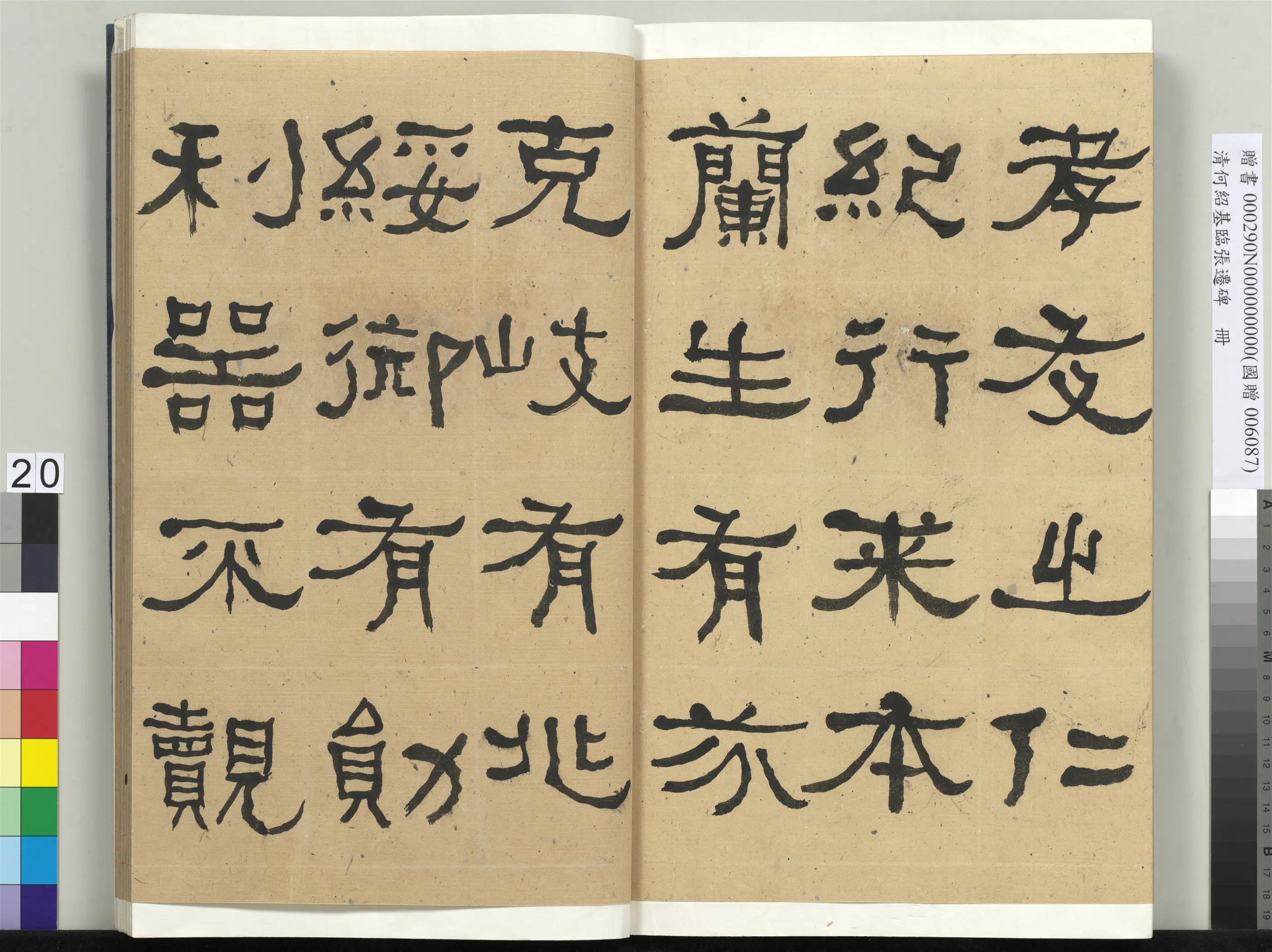 清代【何绍基】《临张迁碑册-2》 第20张