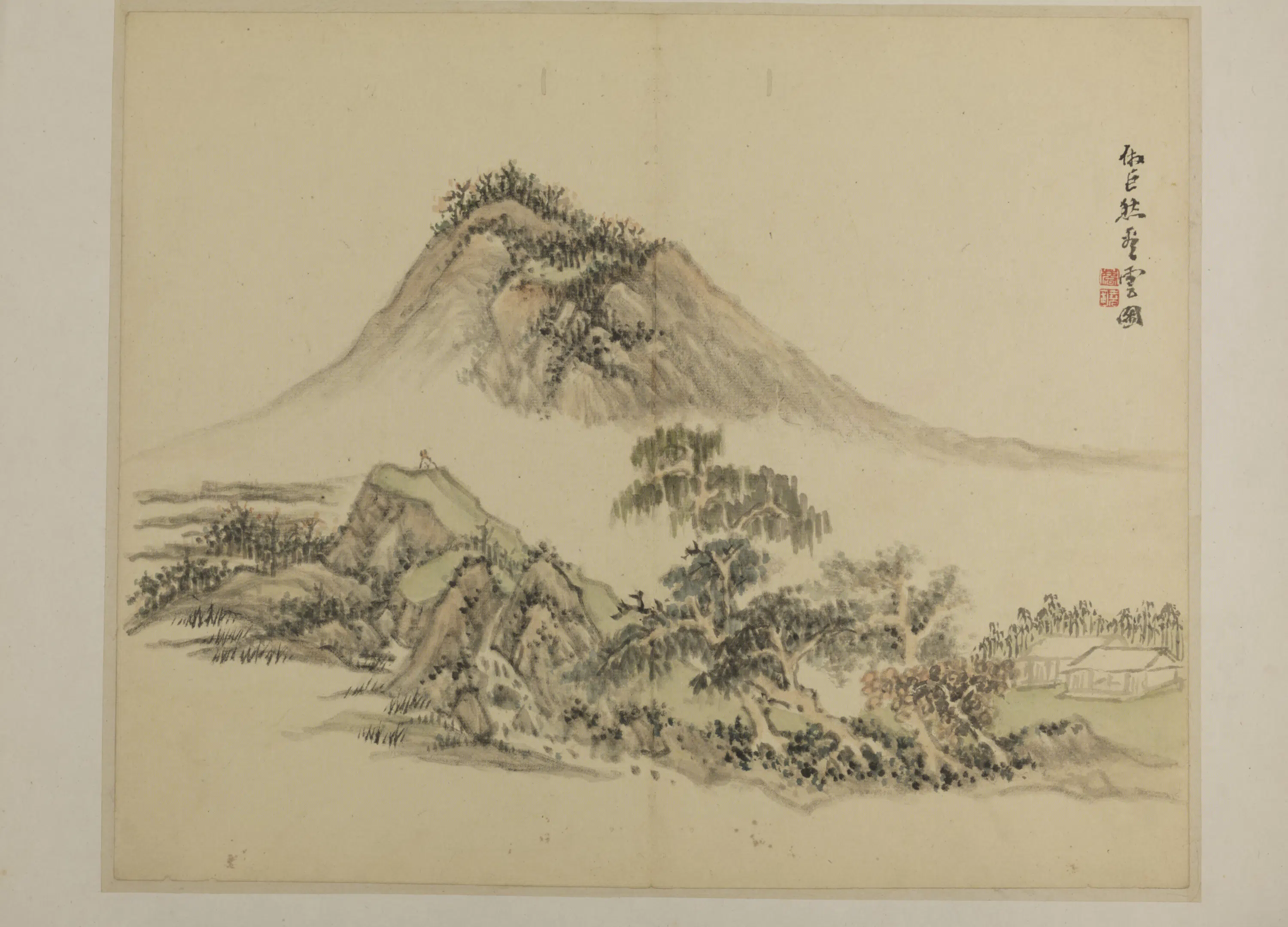 清代【吴麐】《山水册》 第7张