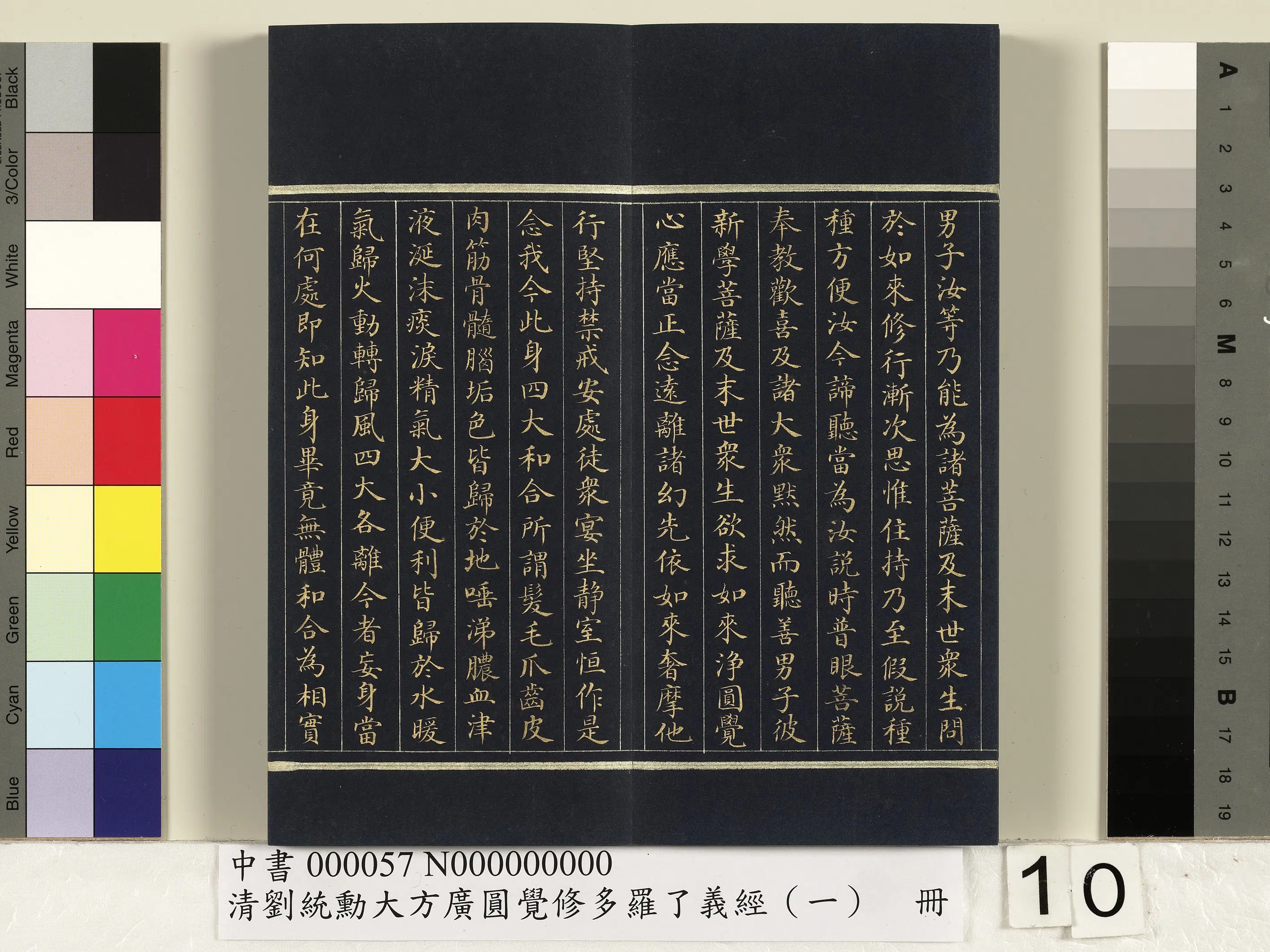 清代【刘统勋】《大方广圆觉修多罗了义经（一）册》 第2张
