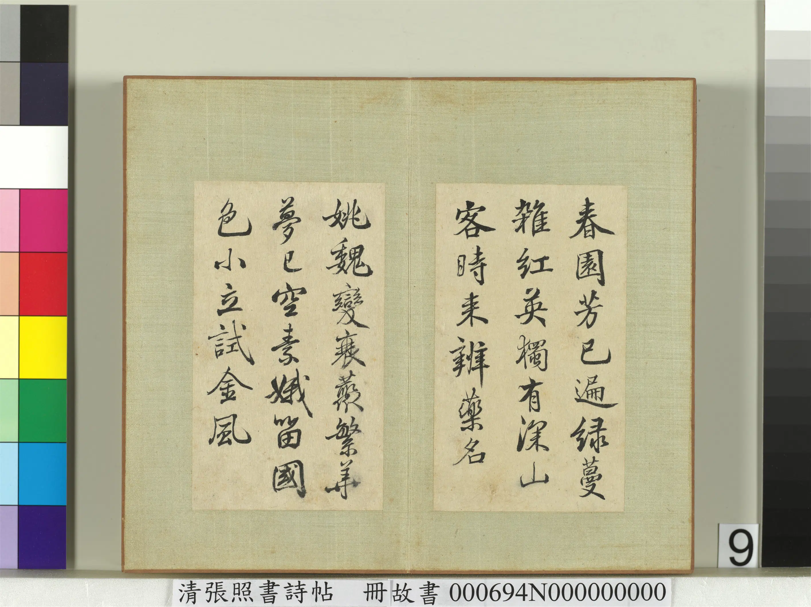 清代【张照】《书诗帖册》 第12张
