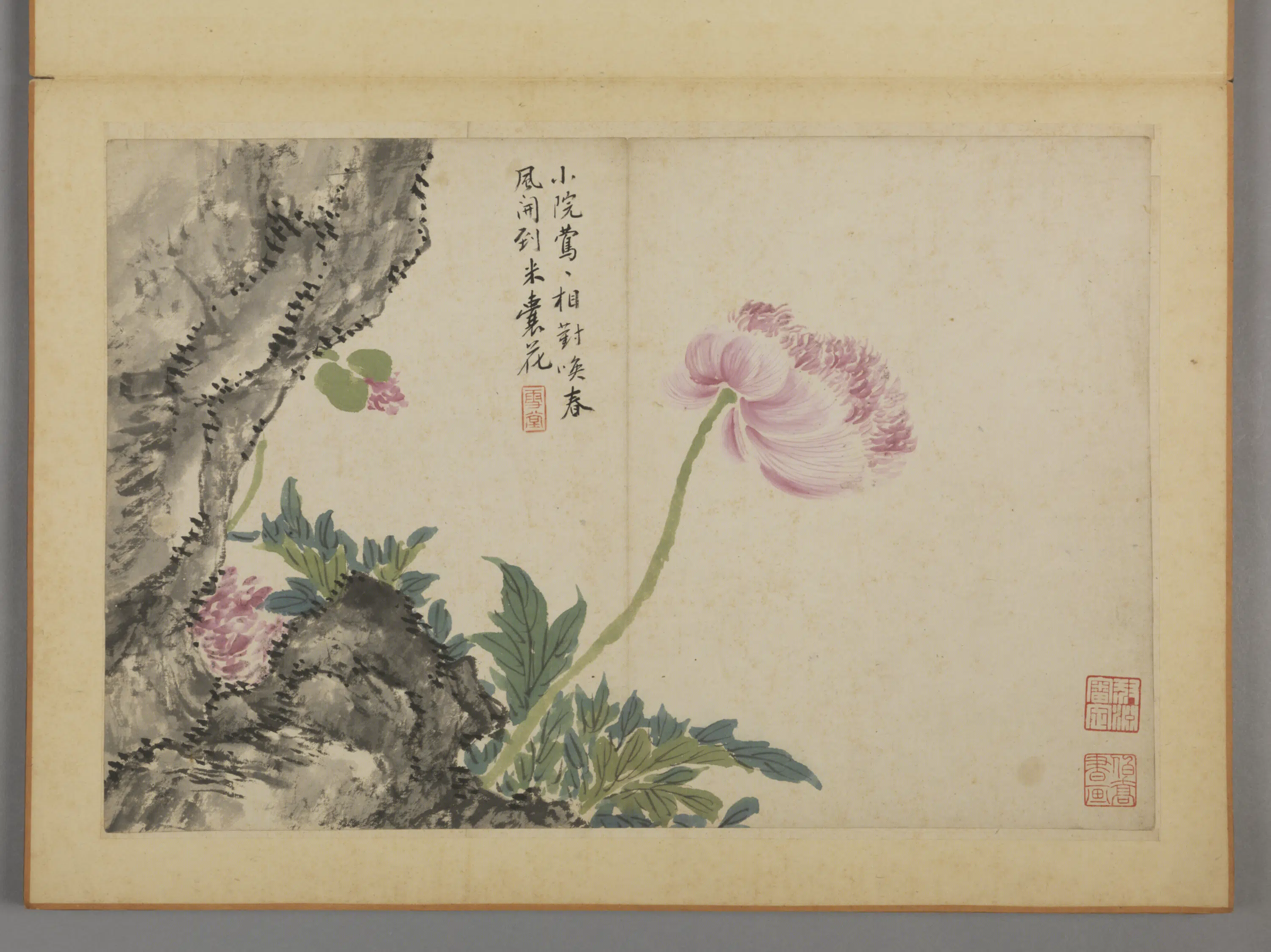 清代【蔡嘉】《花卉图册（12开）》 第8张