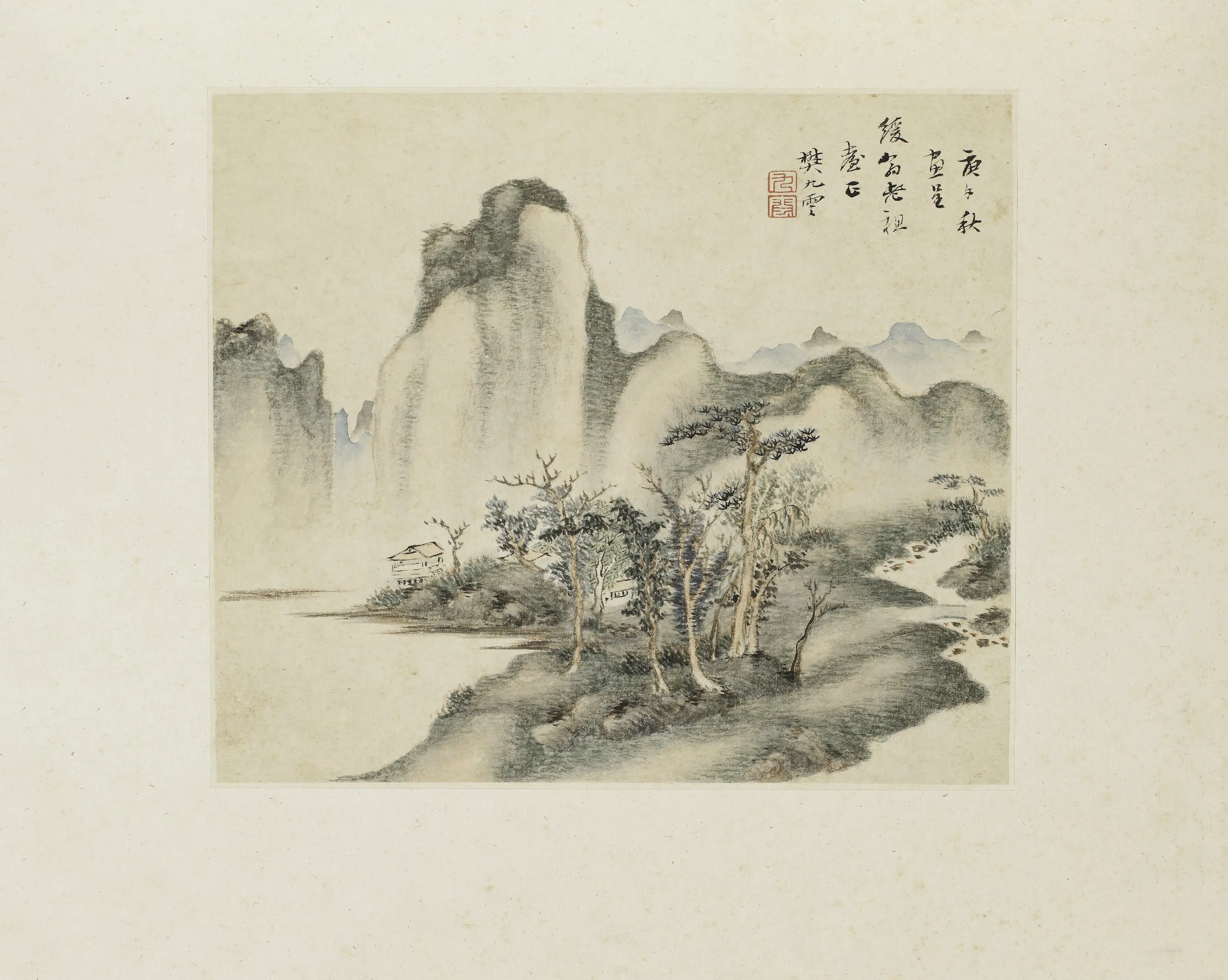 清代【樊云】《等山水花卉册》