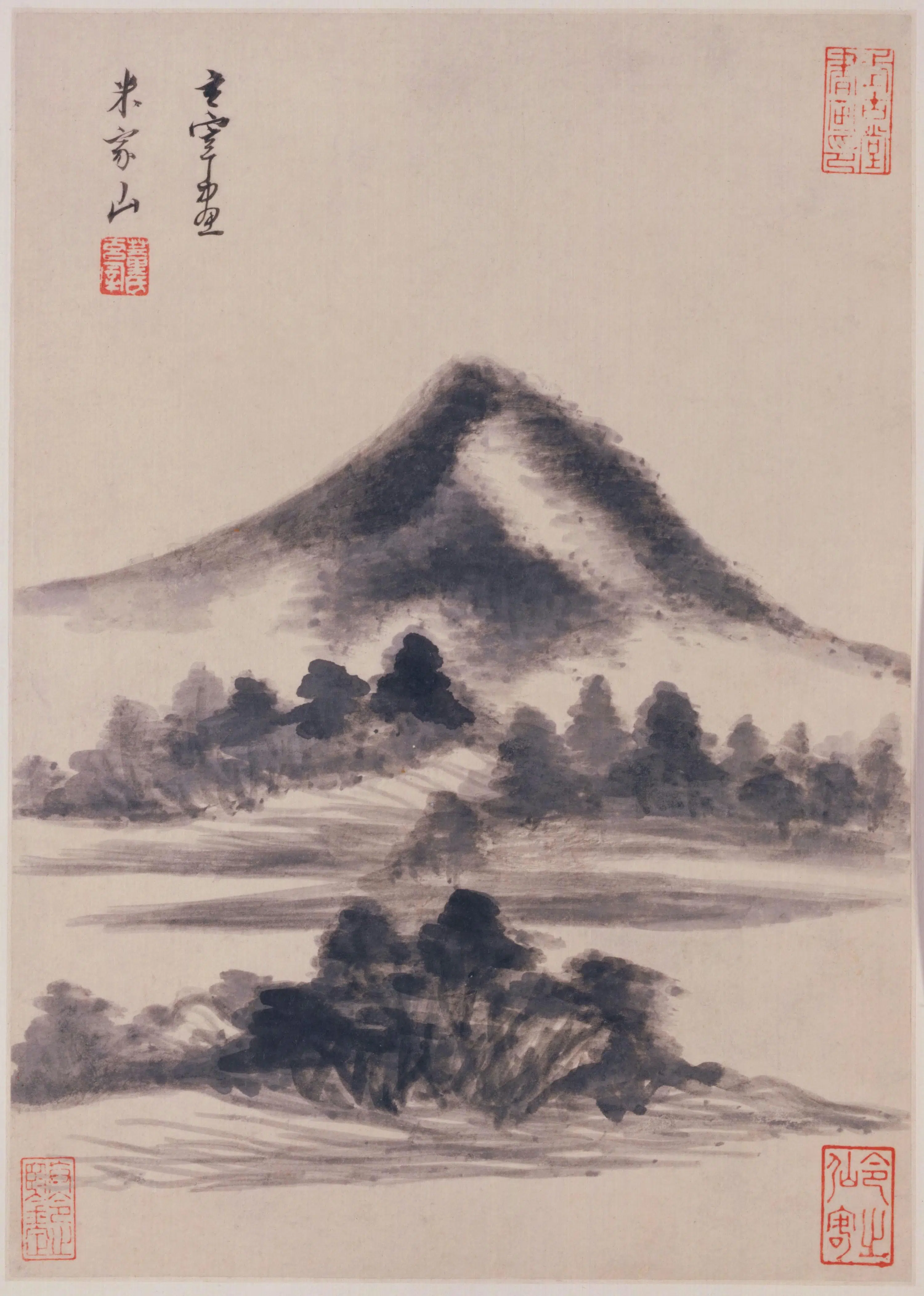 明朝【董其昌】《山水图册（8开）》 第6张