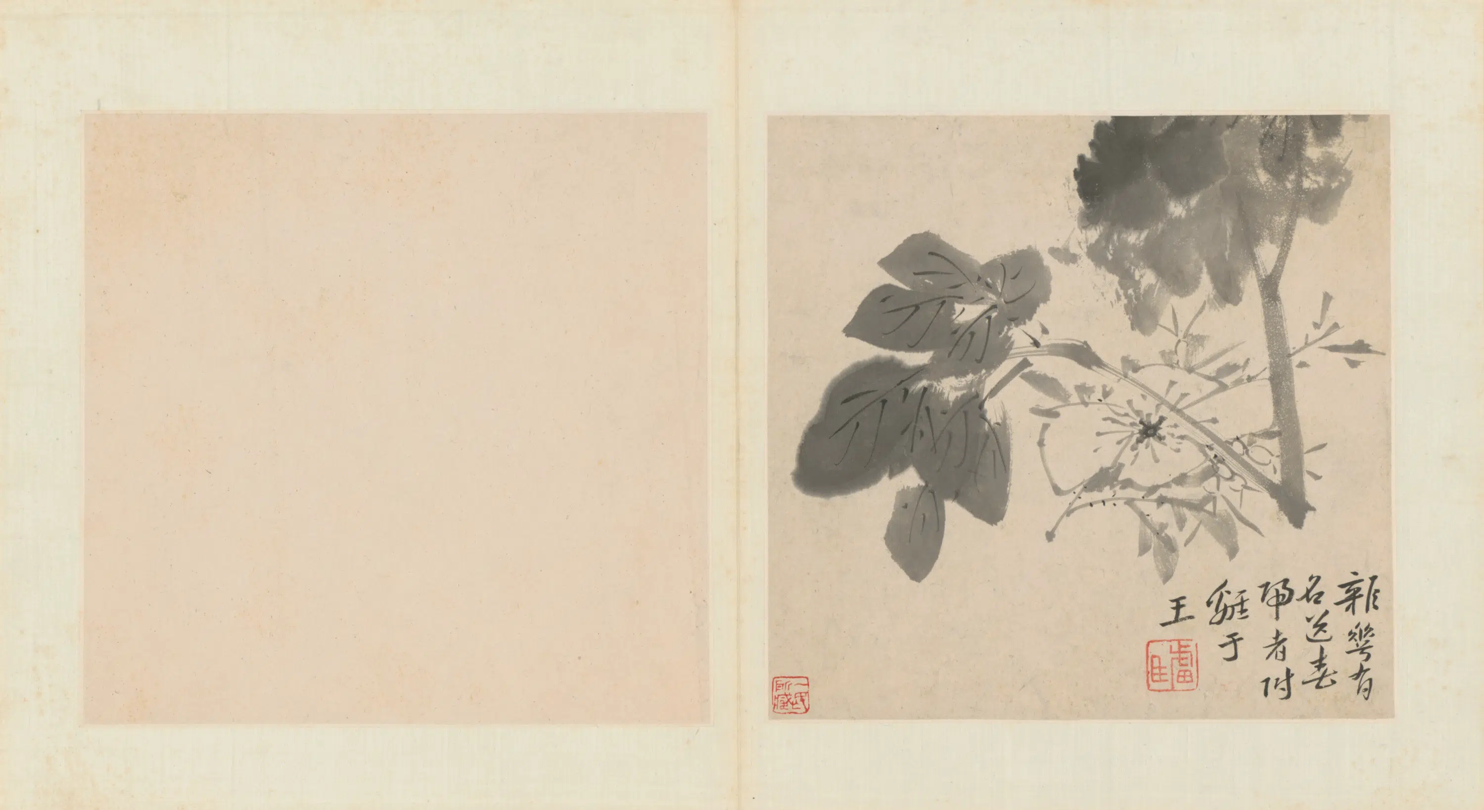 清代【朱耷】《杂画册（8开）》 第5张