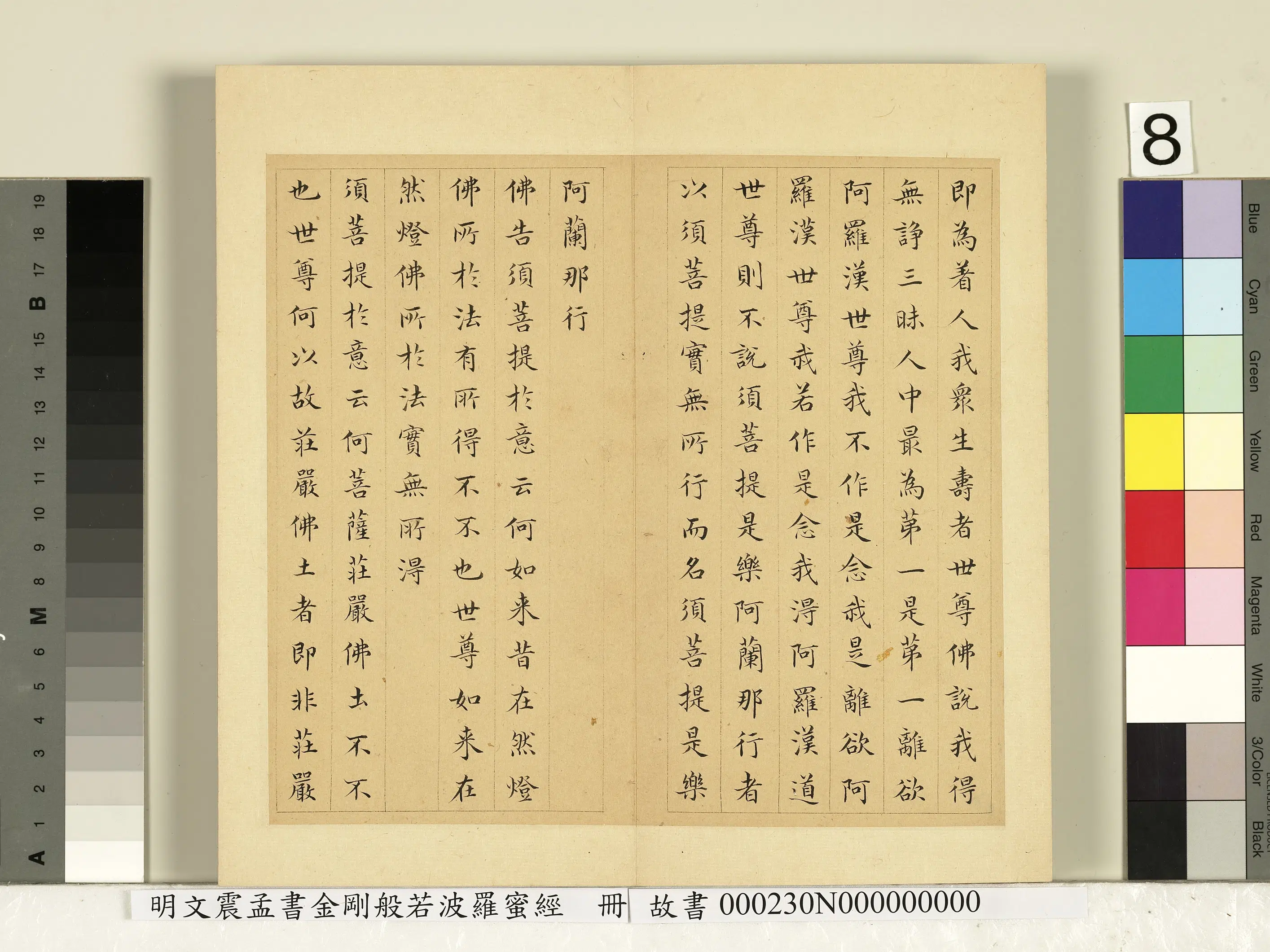 明朝【文震孟】《书金刚般若波罗蜜经册》 第29张