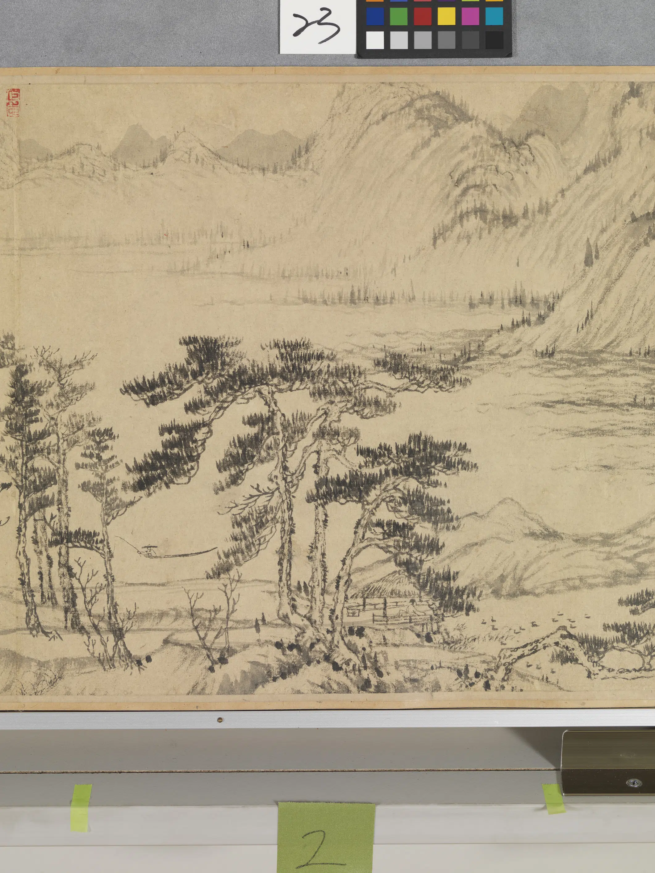 元代【黄公望】《富春山居图子明卷》 第15张 元代【黄公望】《富春山居图子明卷》 第15张