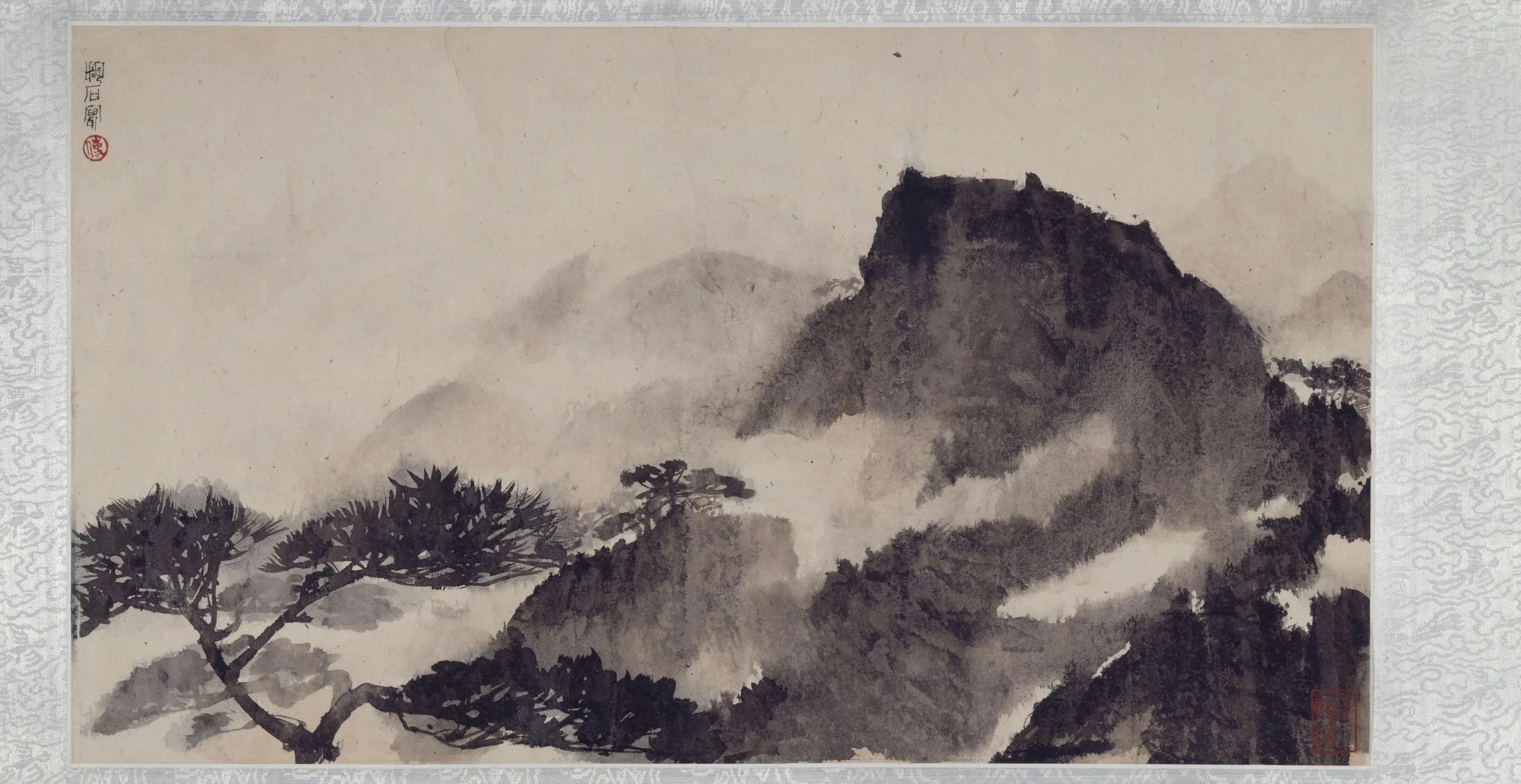 近现代【傅抱石】《山水图卷》