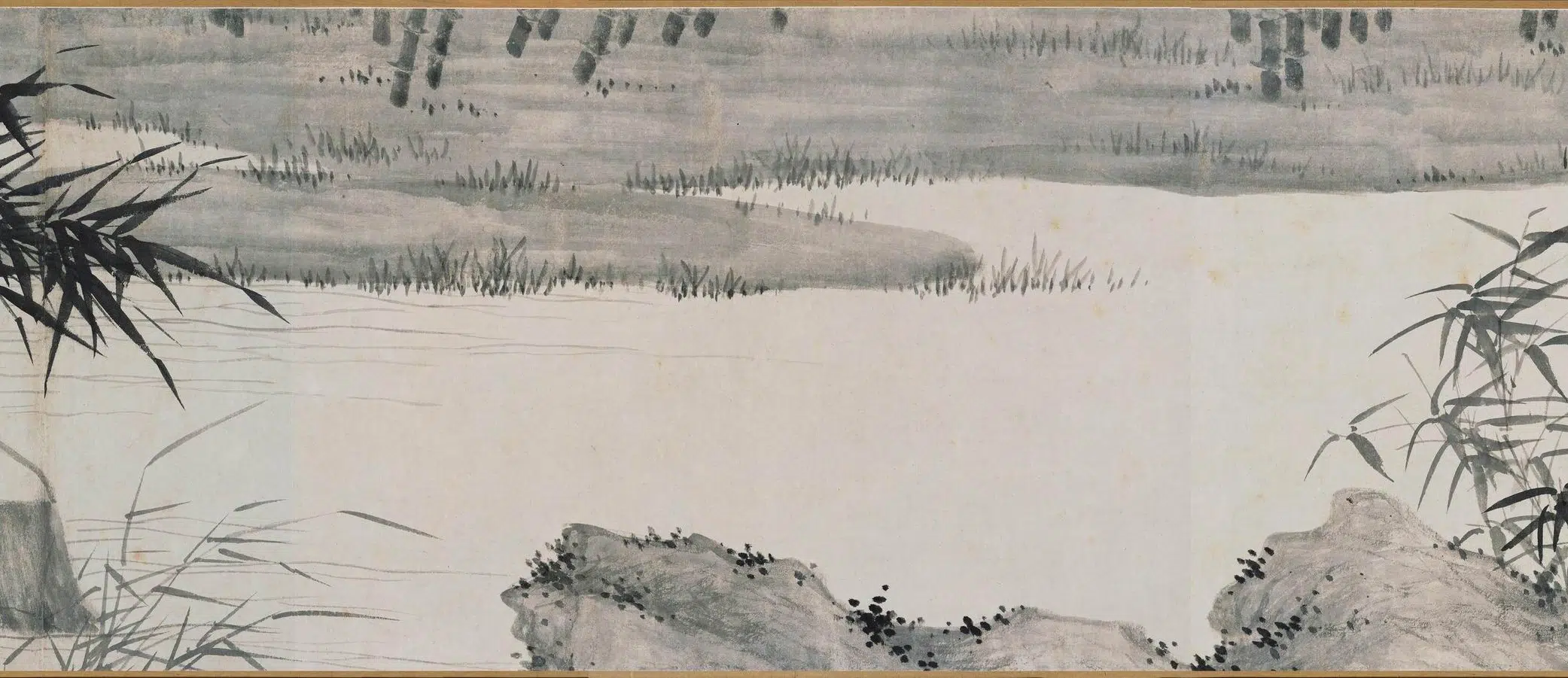明朝【夏昶】《潇湘风雨图卷》 第9张