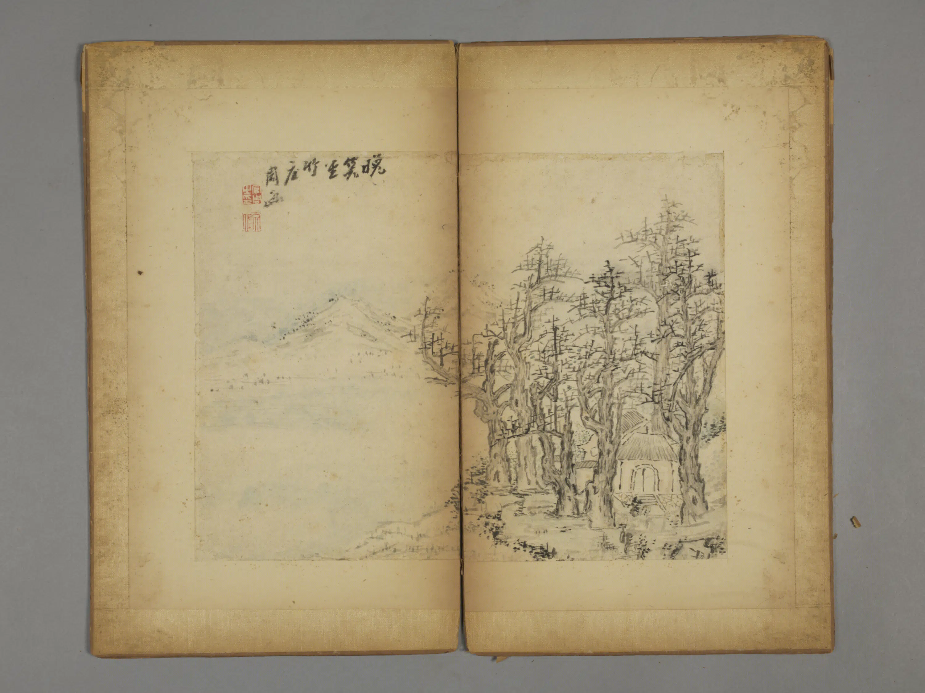 清代【上官周】《山水册（10开）》 第7张