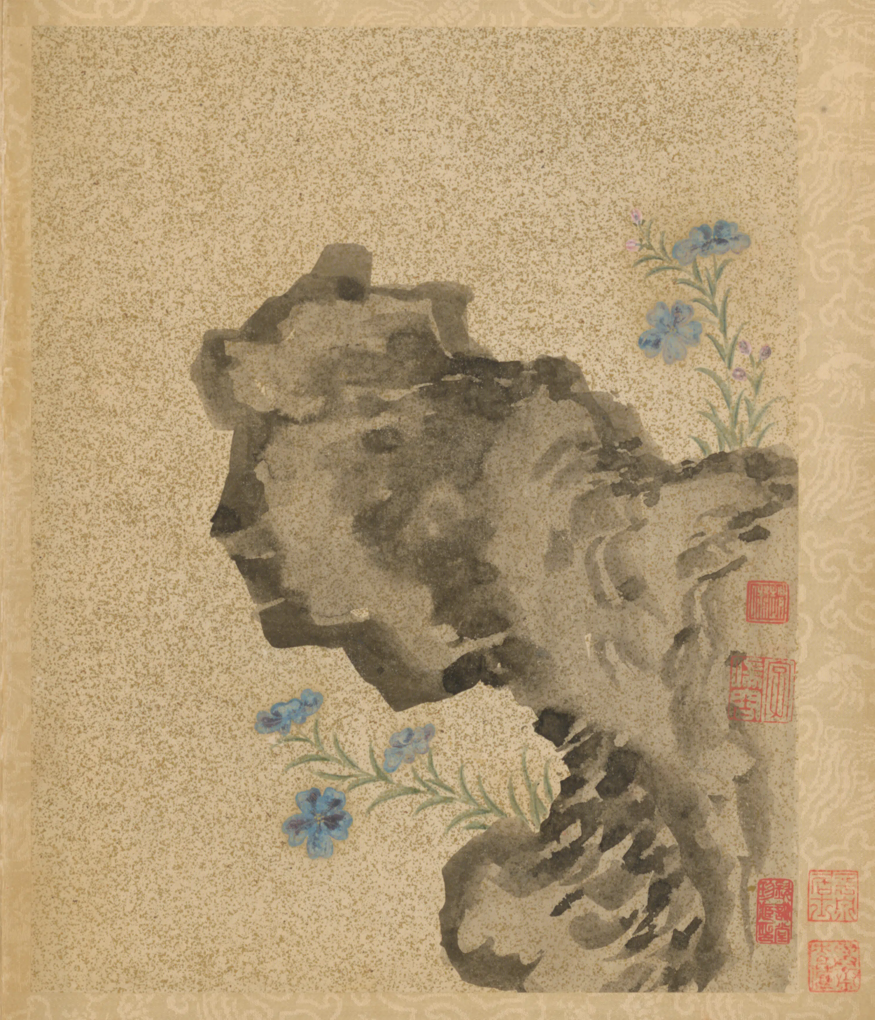 明朝【文俶】《花卉册（10开）》 第7张