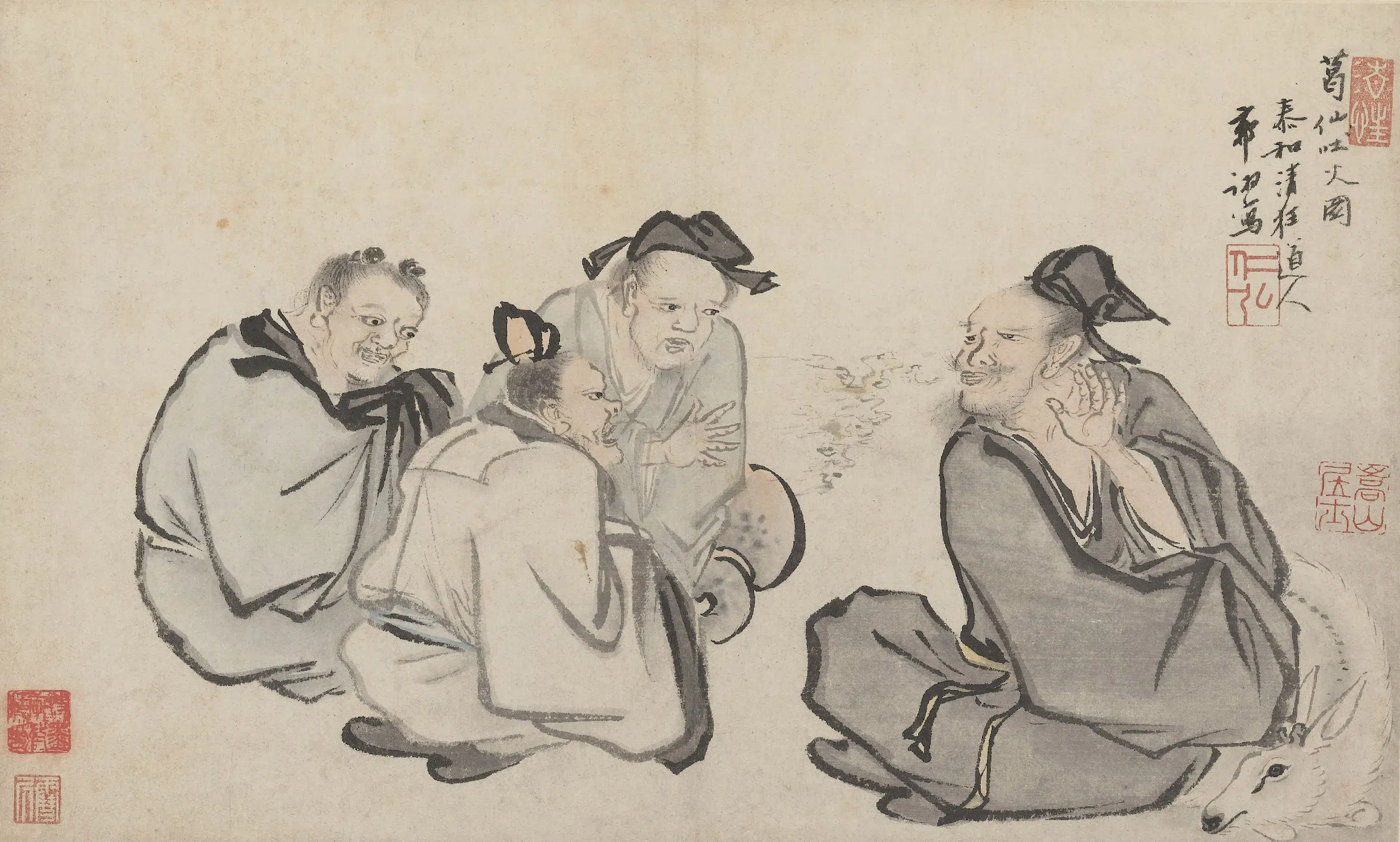 明朝【郭诩】《人物册》 第8张 明朝【郭诩】《人物册》 第8张