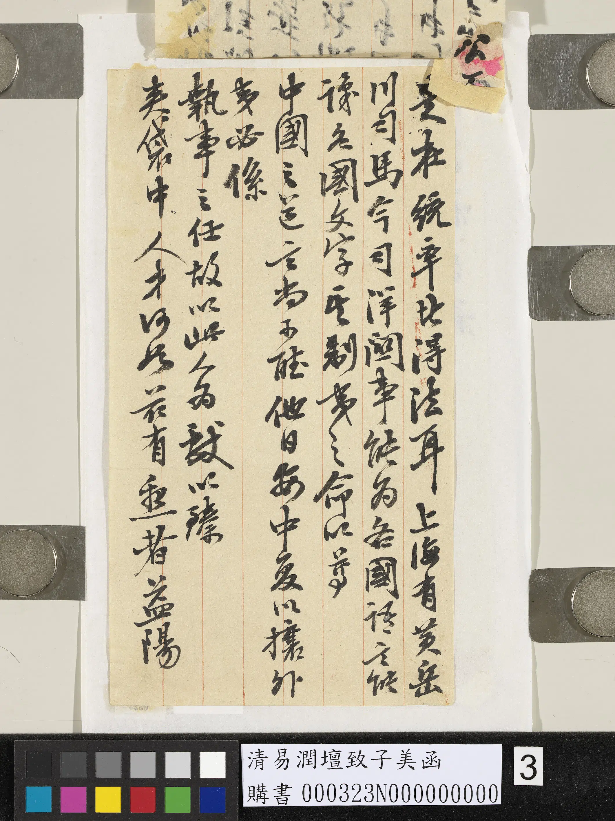 清代【易润坛】《致子美函-2》 第3张