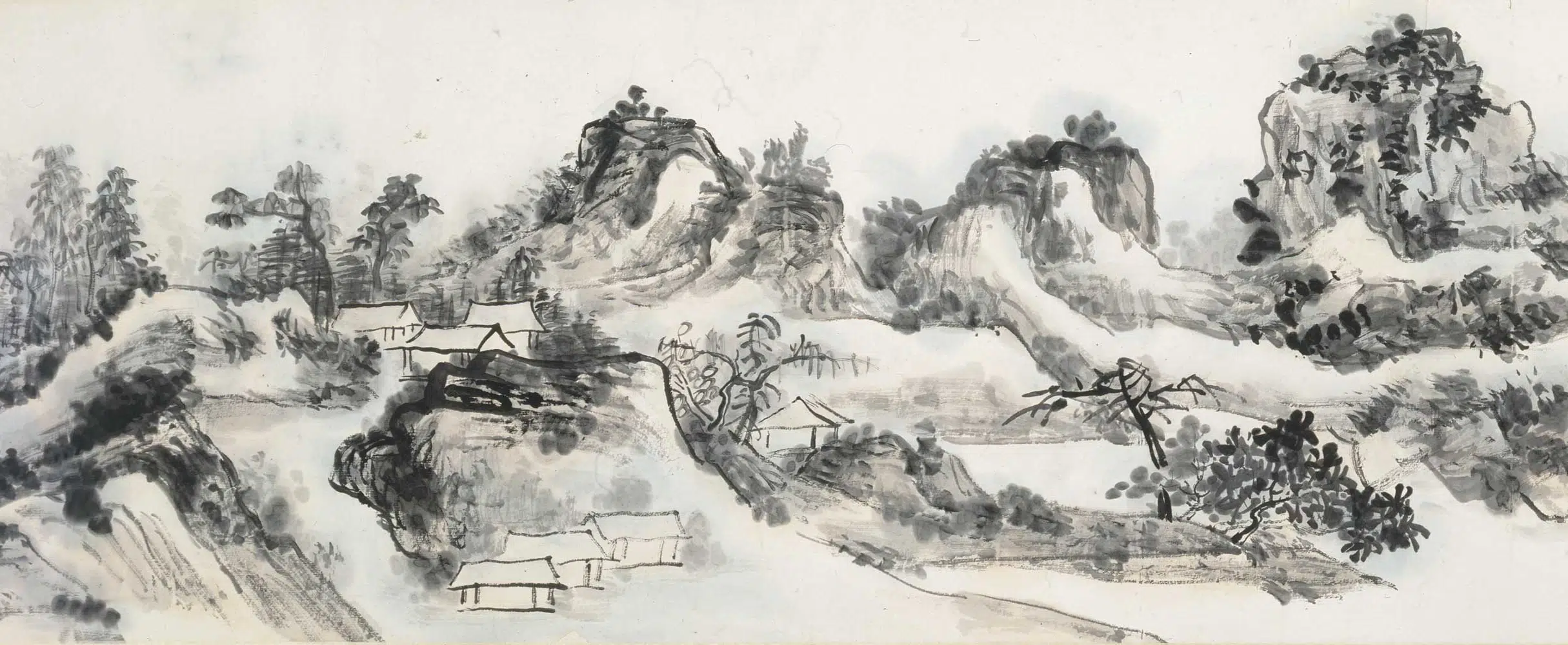 近现代【黄宾虹】《桂林山水图卷》 第9张 近现代【黄宾虹】《桂林山水图卷》 第9张