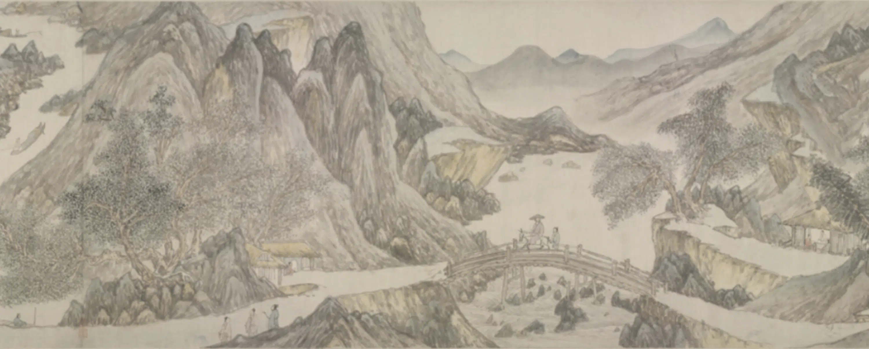 明朝【文伯仁】《山水卷》 第9张