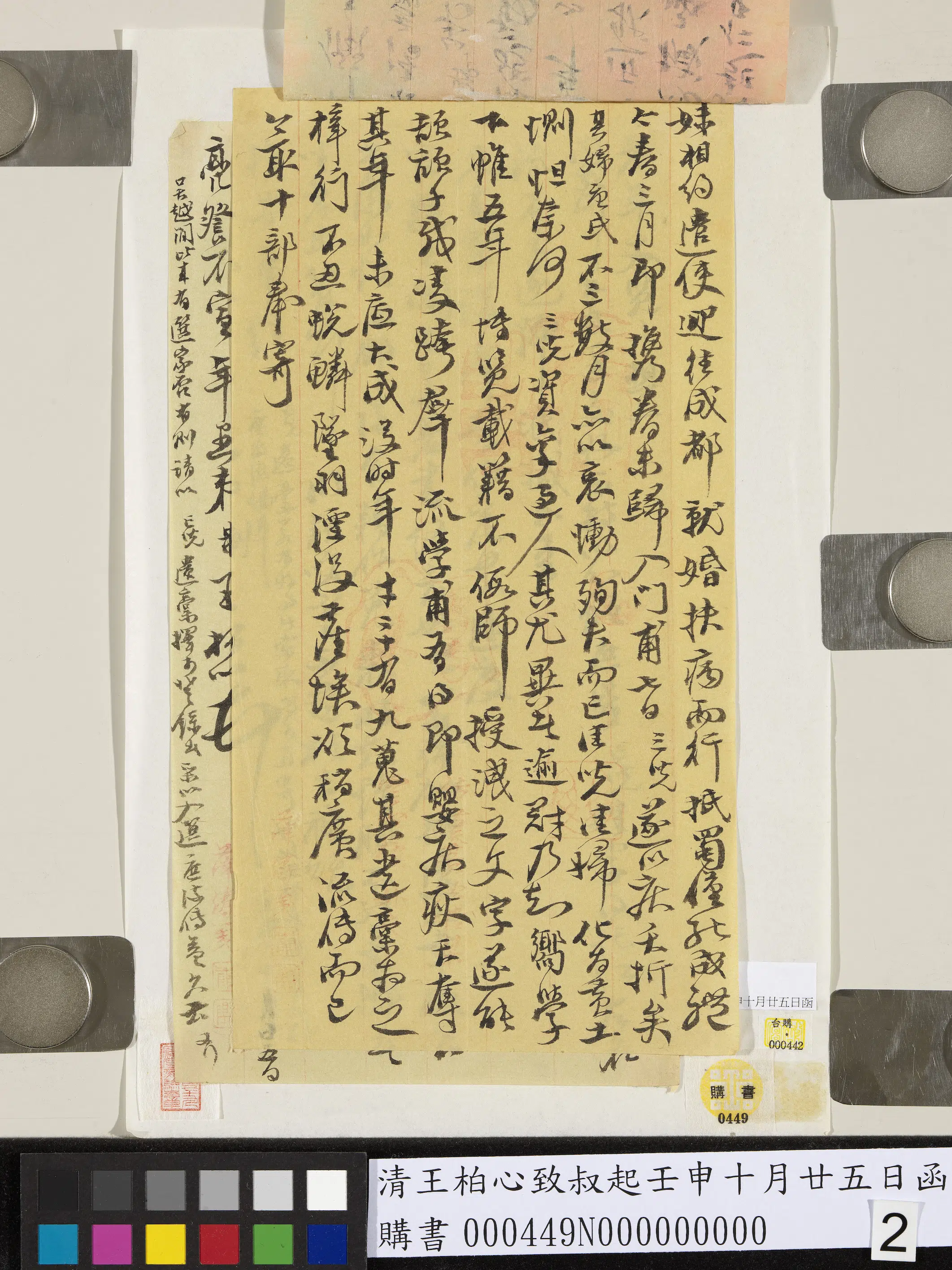 清代【王柏心】《致叔起壬申十月廿五日函》 第2张 清代【王柏心】《致叔起壬申十月廿五日函》 第2张