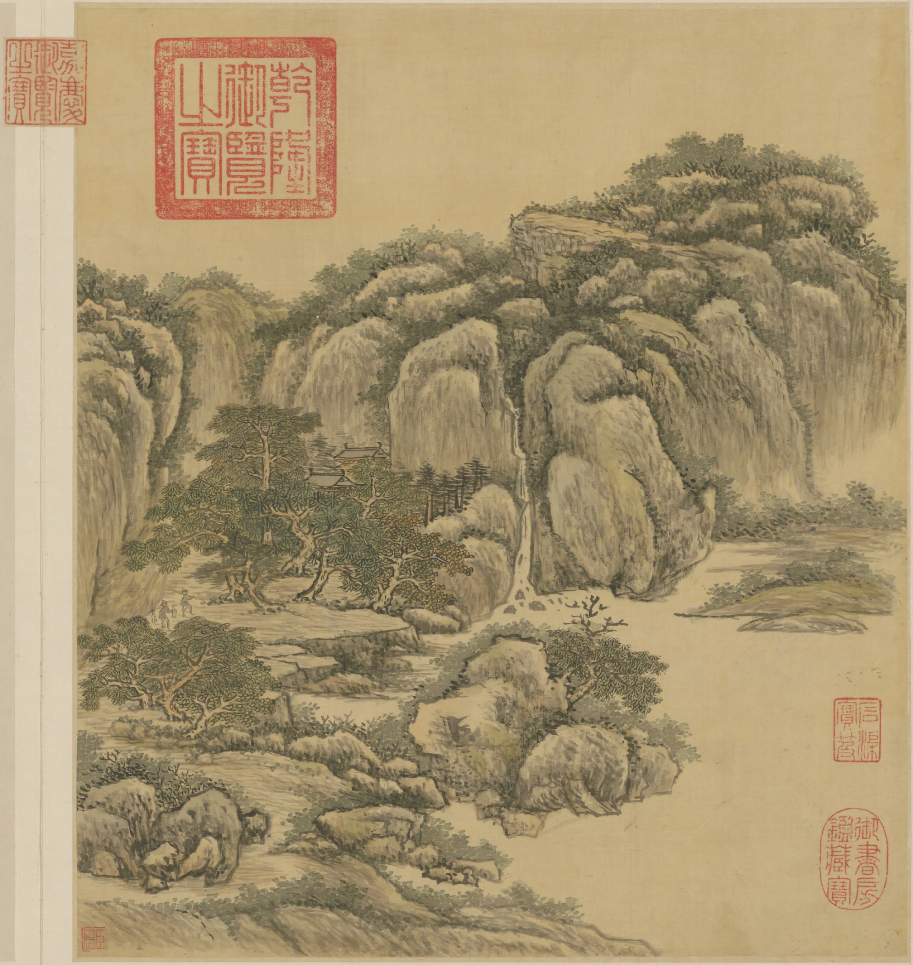 清代【王原祁】《山水册（12开）》