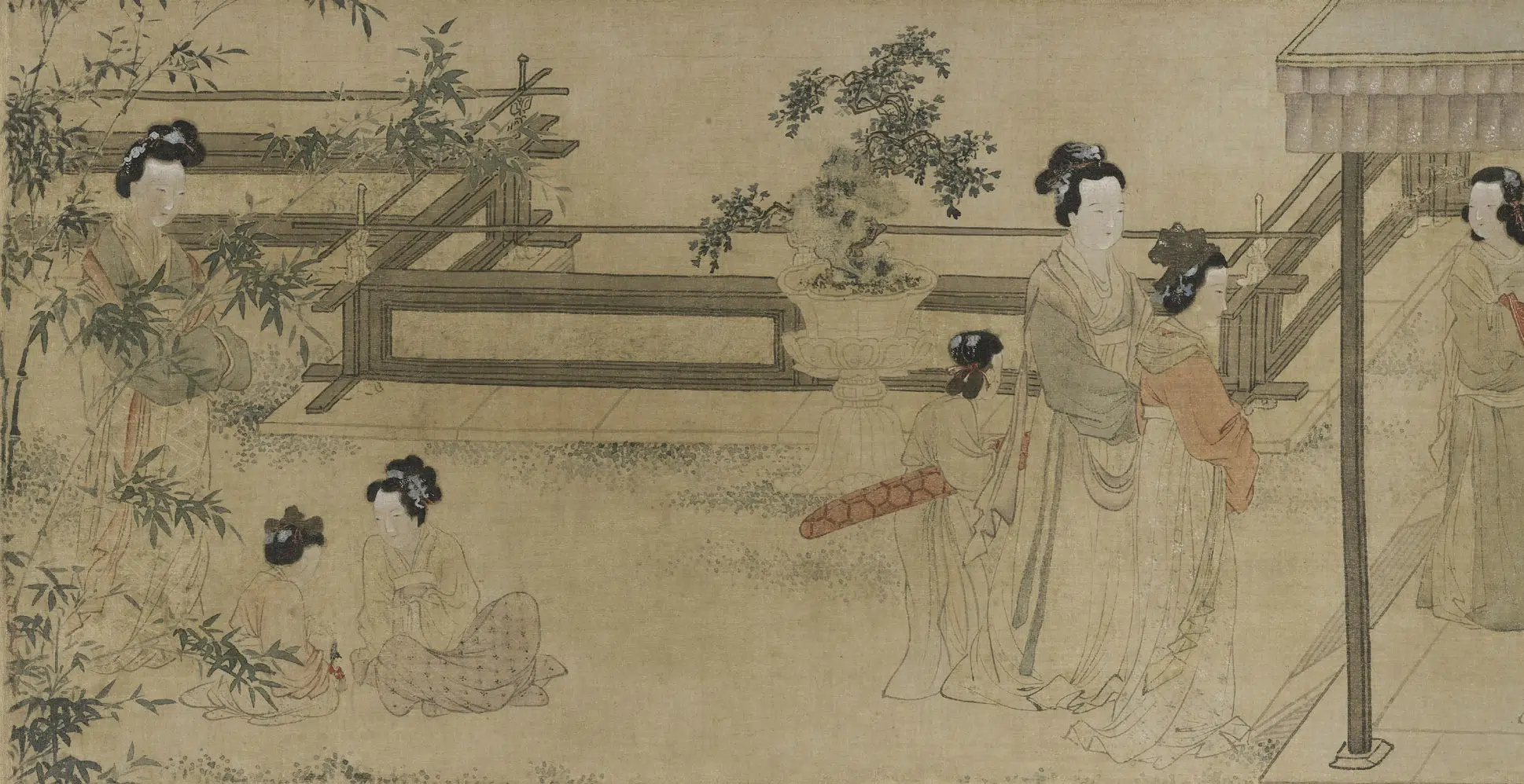 明朝【杜堇】《仕女图卷》 第13张 明朝【杜堇】《仕女图卷》 第13张