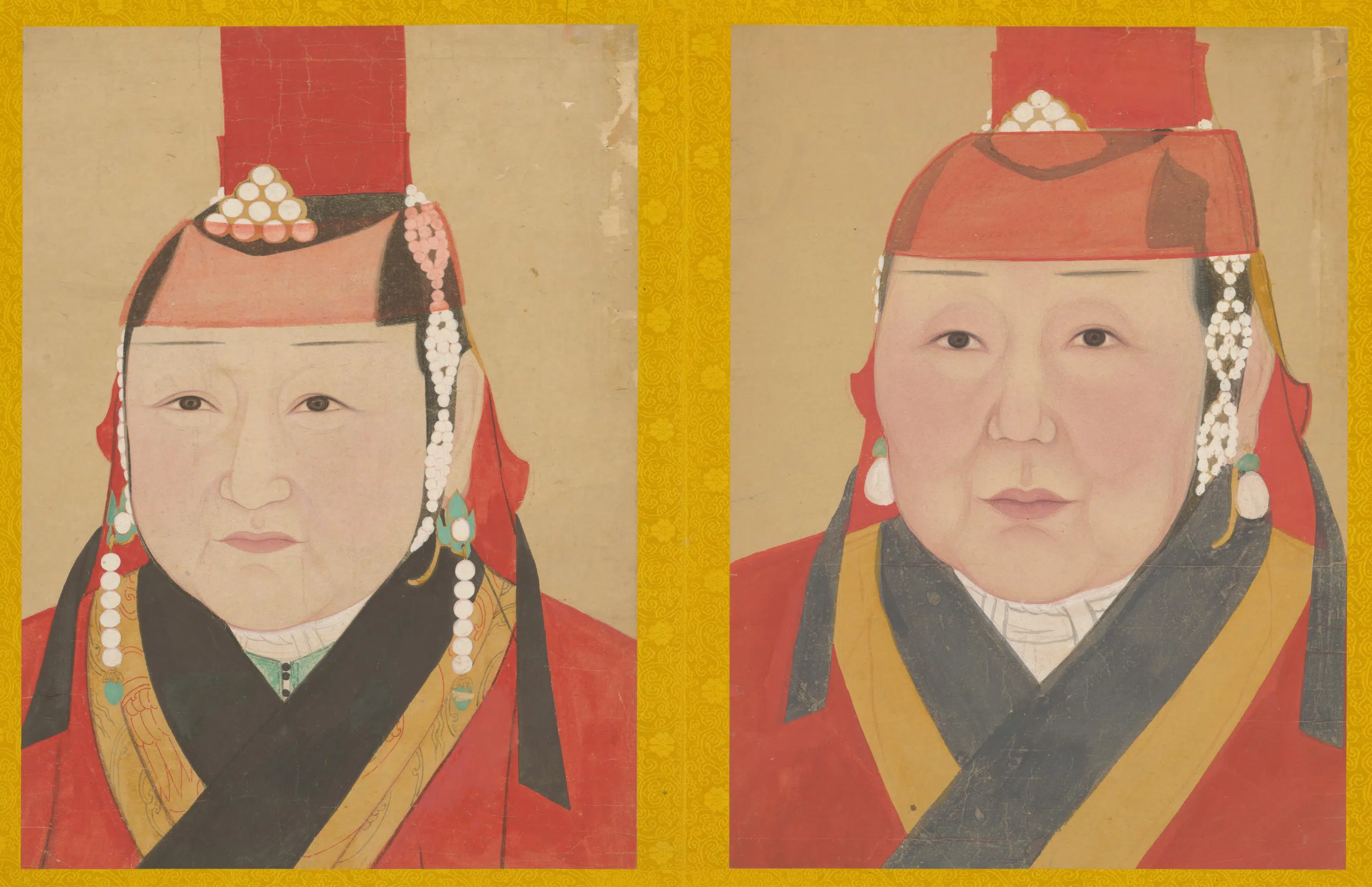 元朝【元人】《画元后妃太子像册》 第5张 元朝【元人】《画元后妃太子像册》 第5张