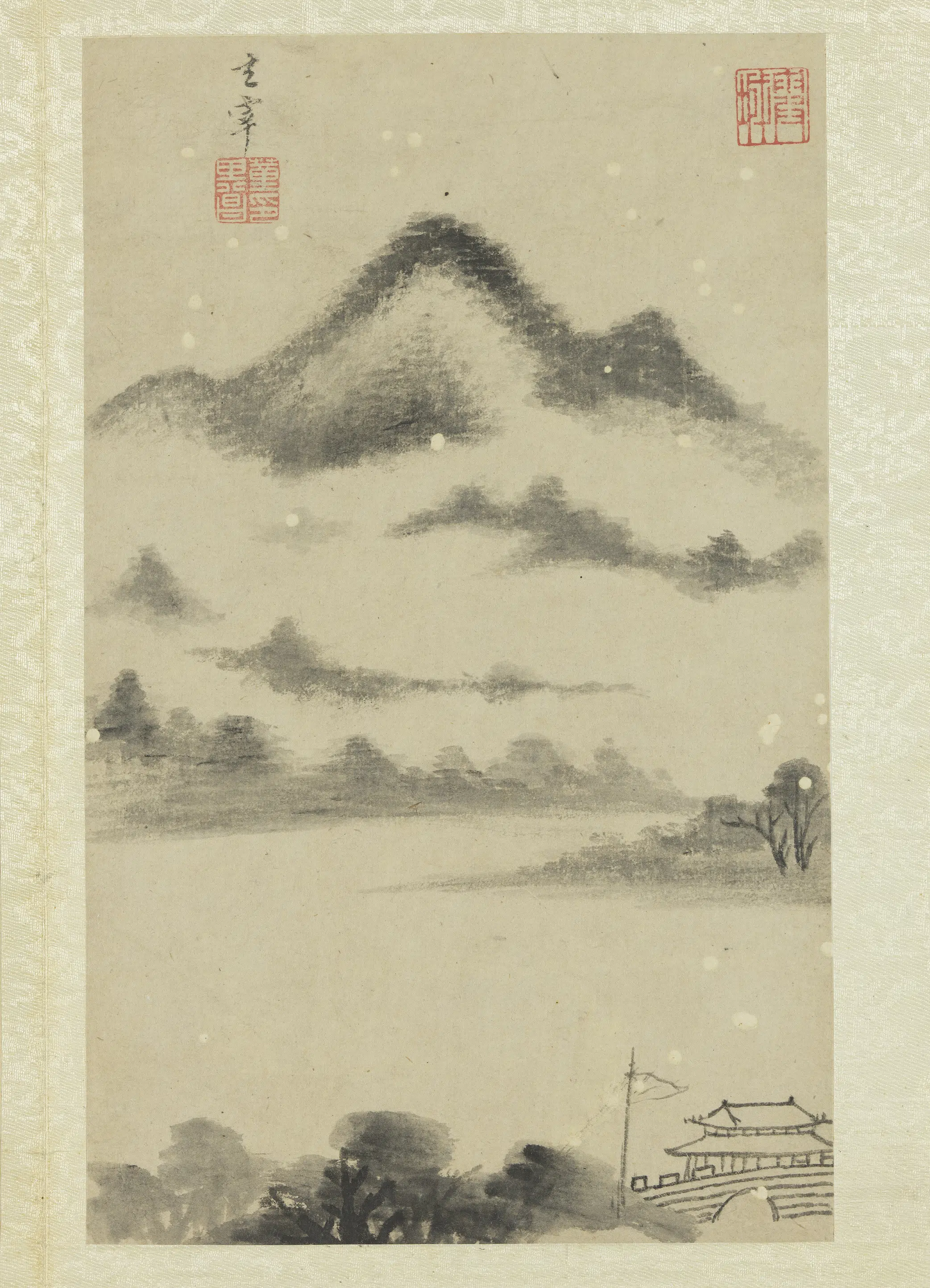明代【董其昌】《画舟行十景册》 第3张